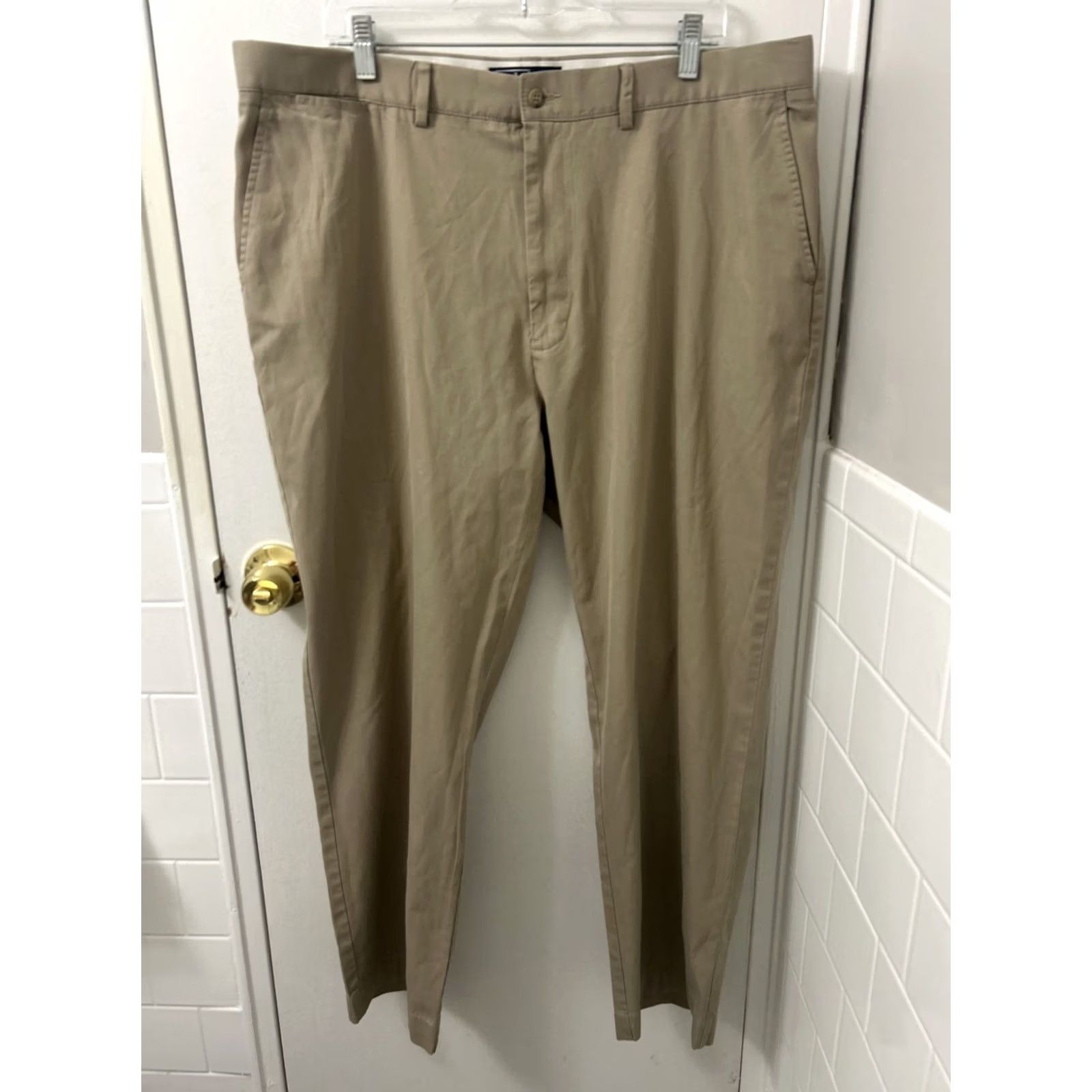 Polo Ralph Lauren VINTAGE Polo Ralph Lauren Chino Pants Mens 40x30 Beige Straight Leg Trousers NBA? Size US L / EU 52-54 / 3 - 2 Thumbnail