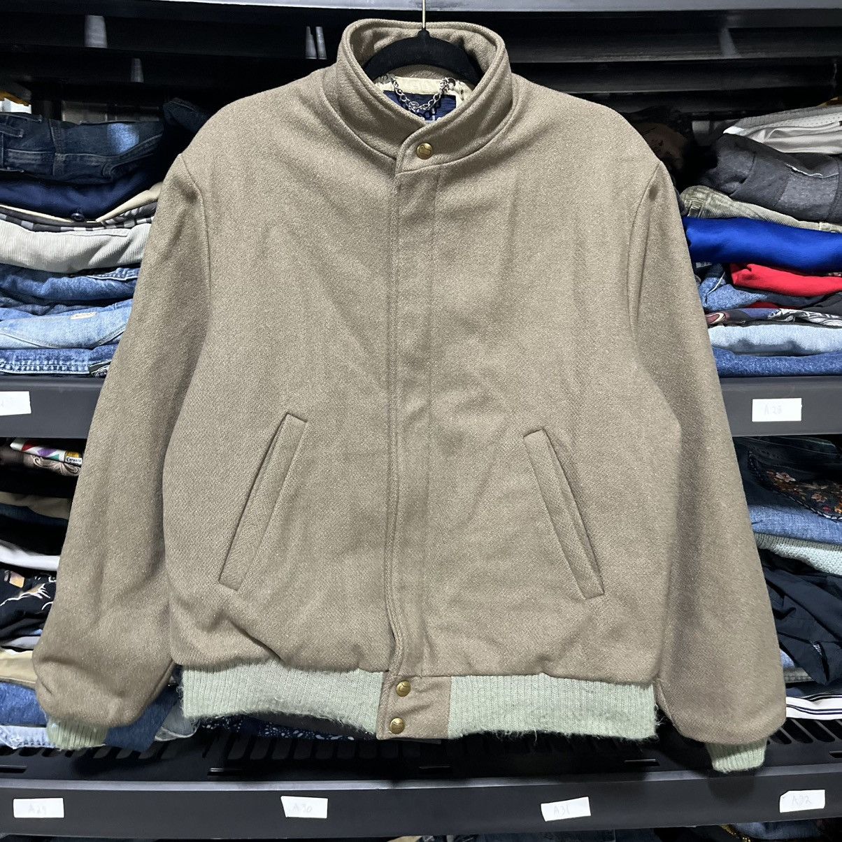 Woolrich Woolen Mills VINTAGE 80s WOOLRICH FULL ZIP BOMBER JACKET SIZE SMALL Size US S / EU 44-46 / 1 - 3 Thumbnail