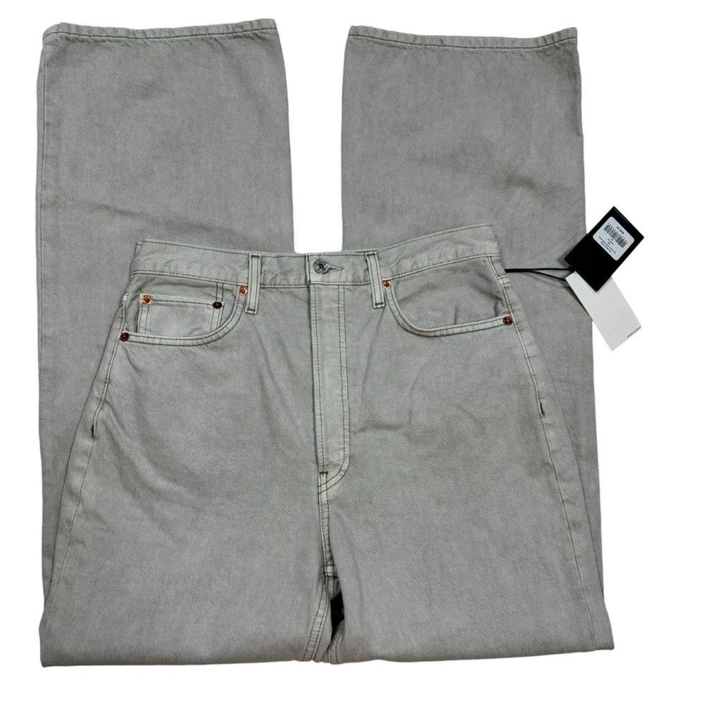 RE/DONE NWT New $295 RE/DONE 70s Ultra High Rise Wide Leg Jeans in Size 29" - 4 Thumbnail