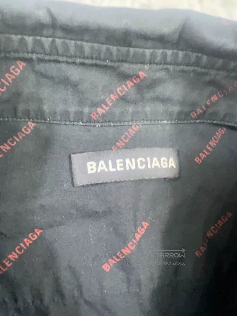 Balenciaga Balenciaga Printed Shirt Size 38 Size XS / US 0-2 / IT 36-38 - 4 Thumbnail