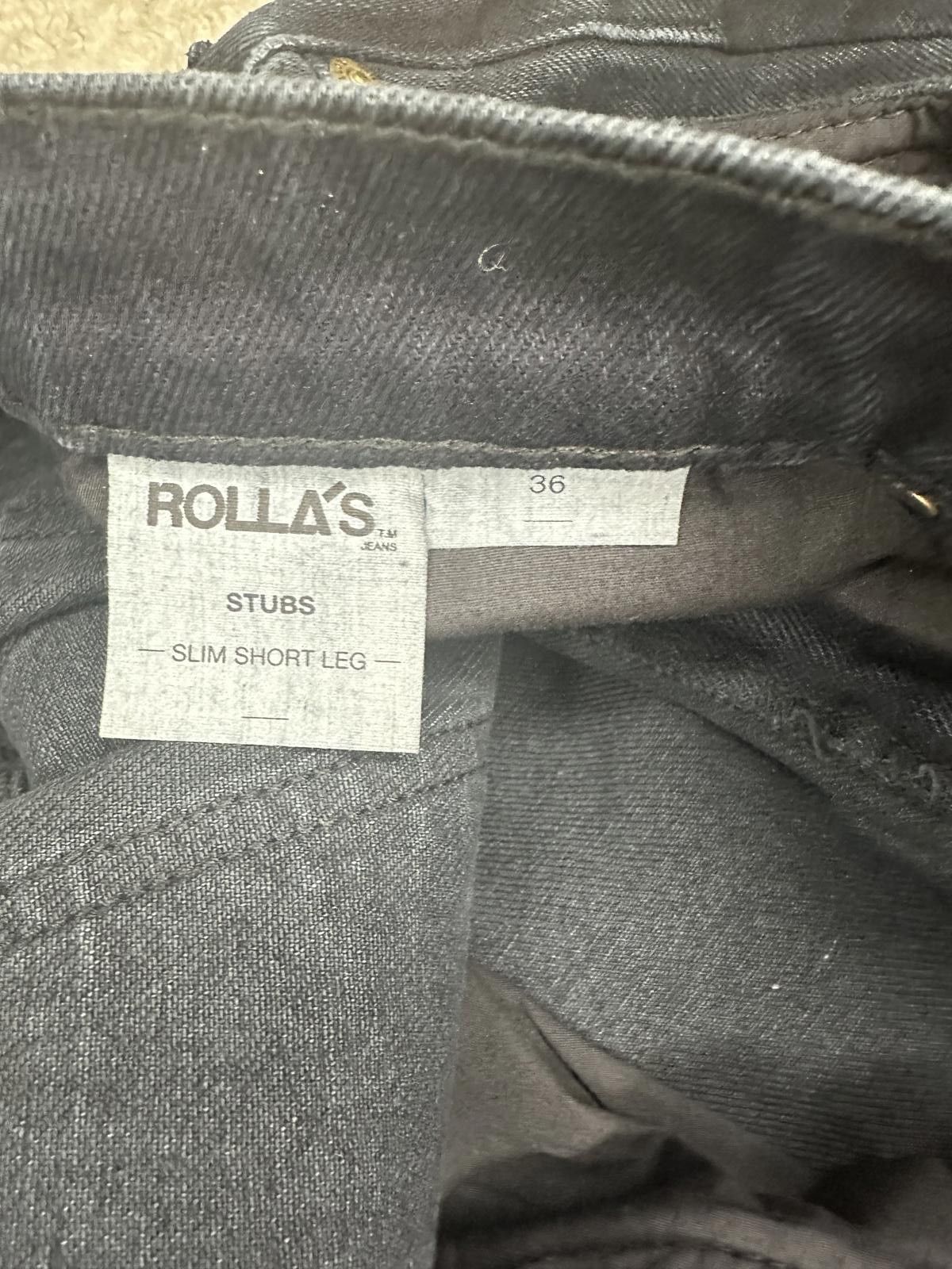 Rolla's Rolla's Stubs Slim Short Leg jeans Size 36x32 Size 36" / US 14 / IT 50 - 6 Thumbnail