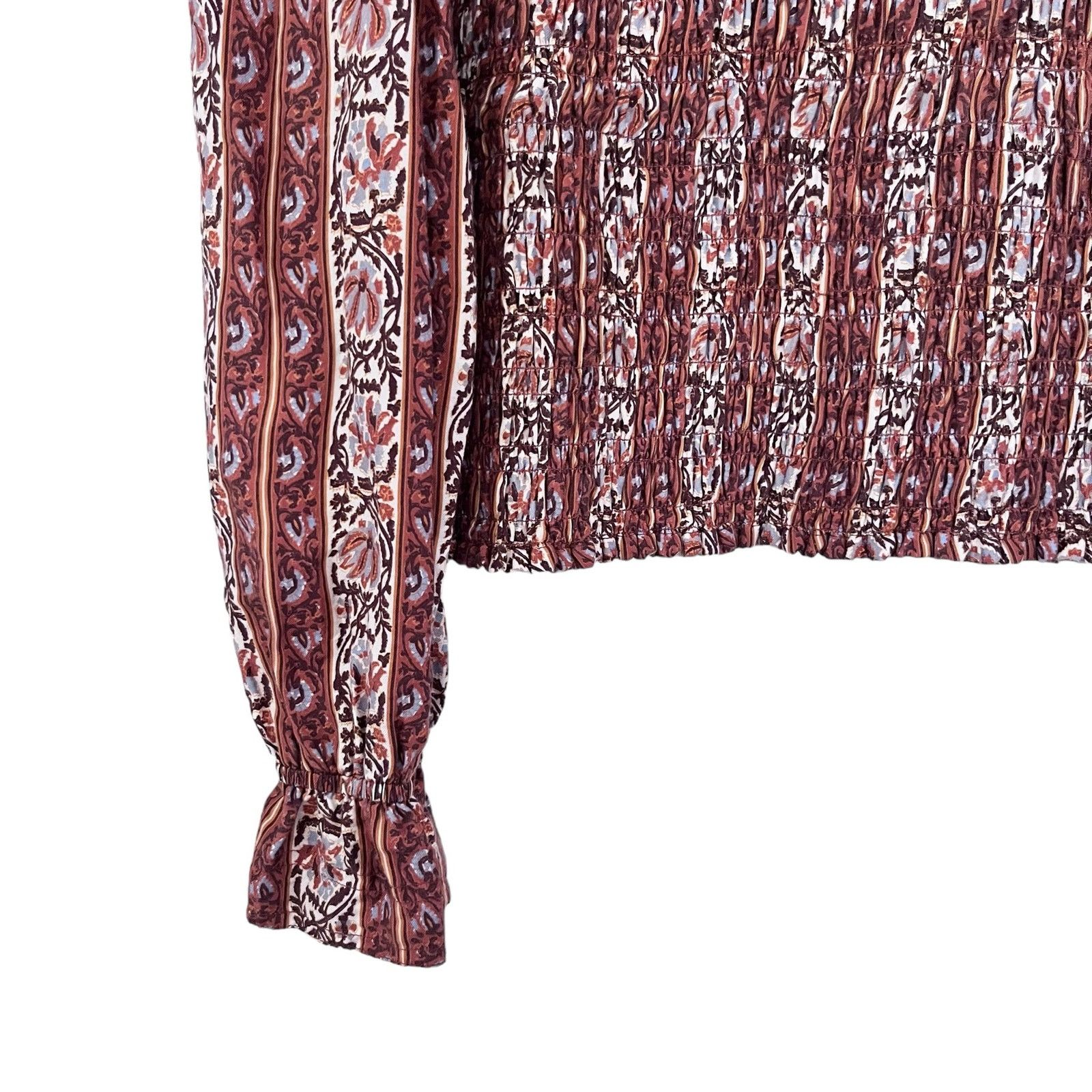 Marie Oliver Marie Oliver Glennon Mock Neck Top in Sedona Stripe Size M / US 6-8 / IT 42-44 - 5 Thumbnail