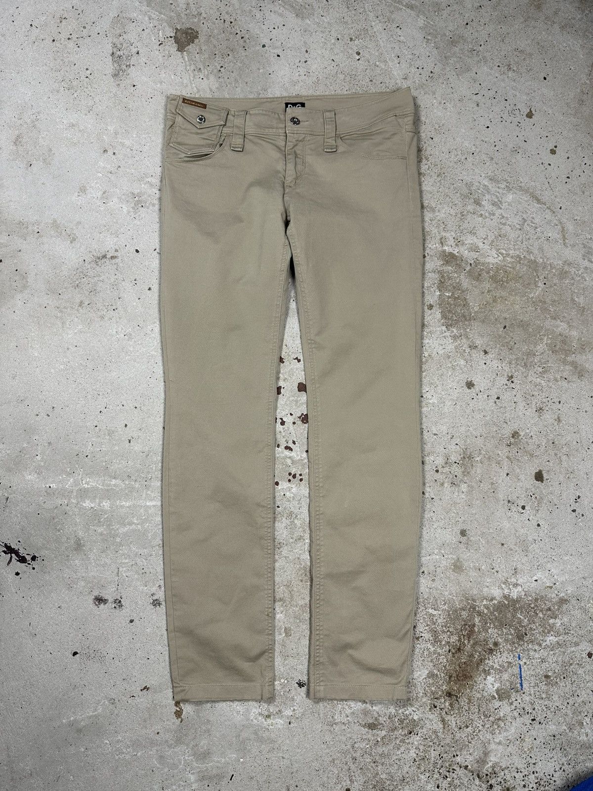 Dolce & Gabbana × Vintage Vintage Y2K Dolce & Gabbana Cool Boot Cut Low Waist Pants Size 30" / US 8 / IT 44 - 2 Thumbnail
