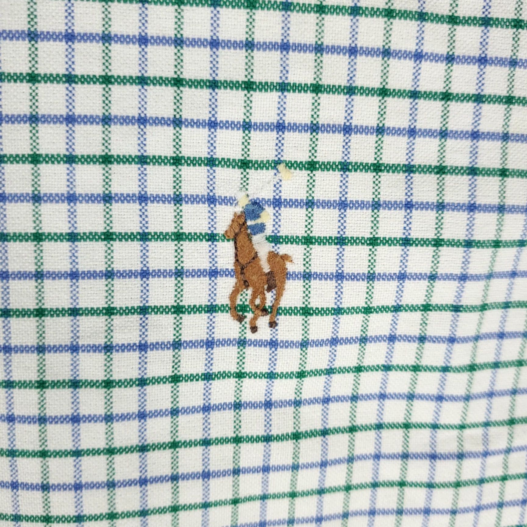 Ralph Lauren Ralph Lauren Shirt Mens 18 Blue Check Classic Fit Dress Button Up Long Sleeve Size 48R - 2 Thumbnail
