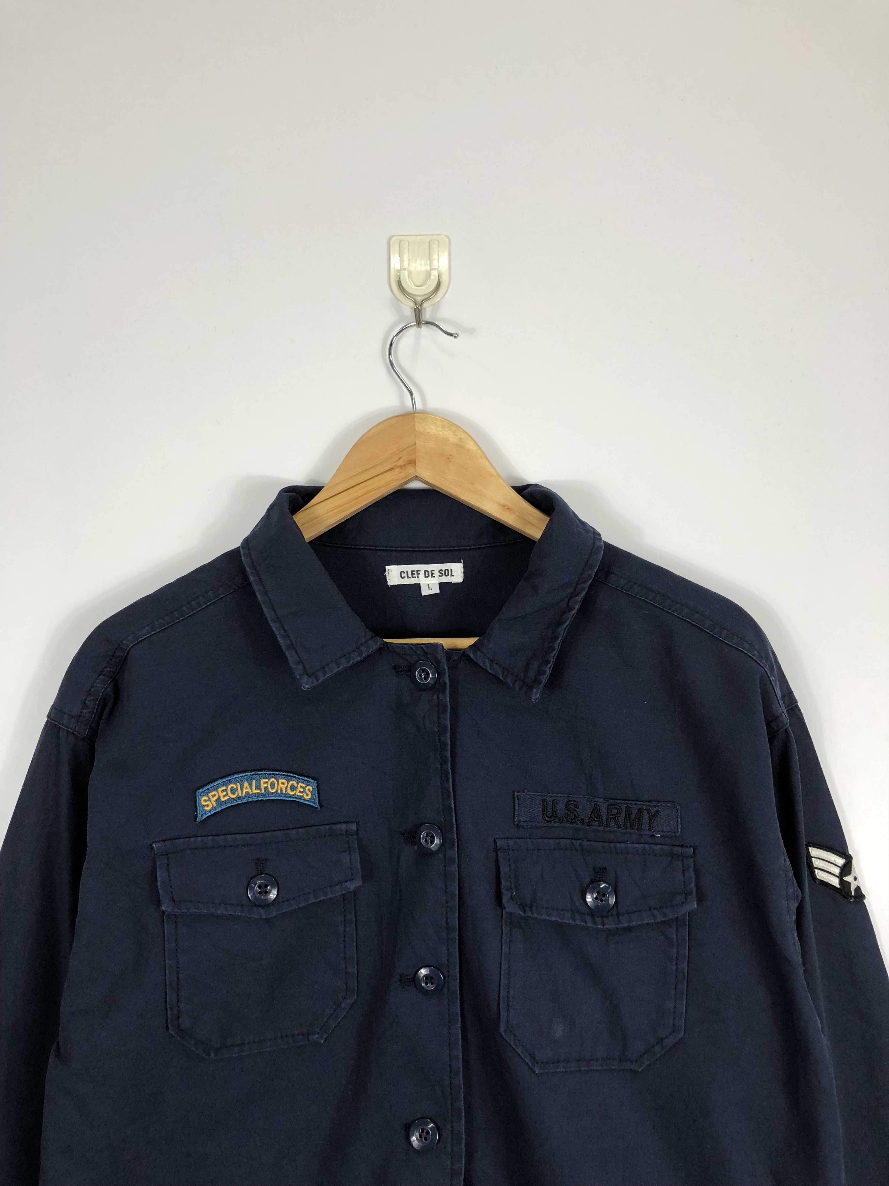 Vintage Vintage Us Army Denim Jacket J0660 Size US M / EU 48-50 / 2 - 2 Thumbnail