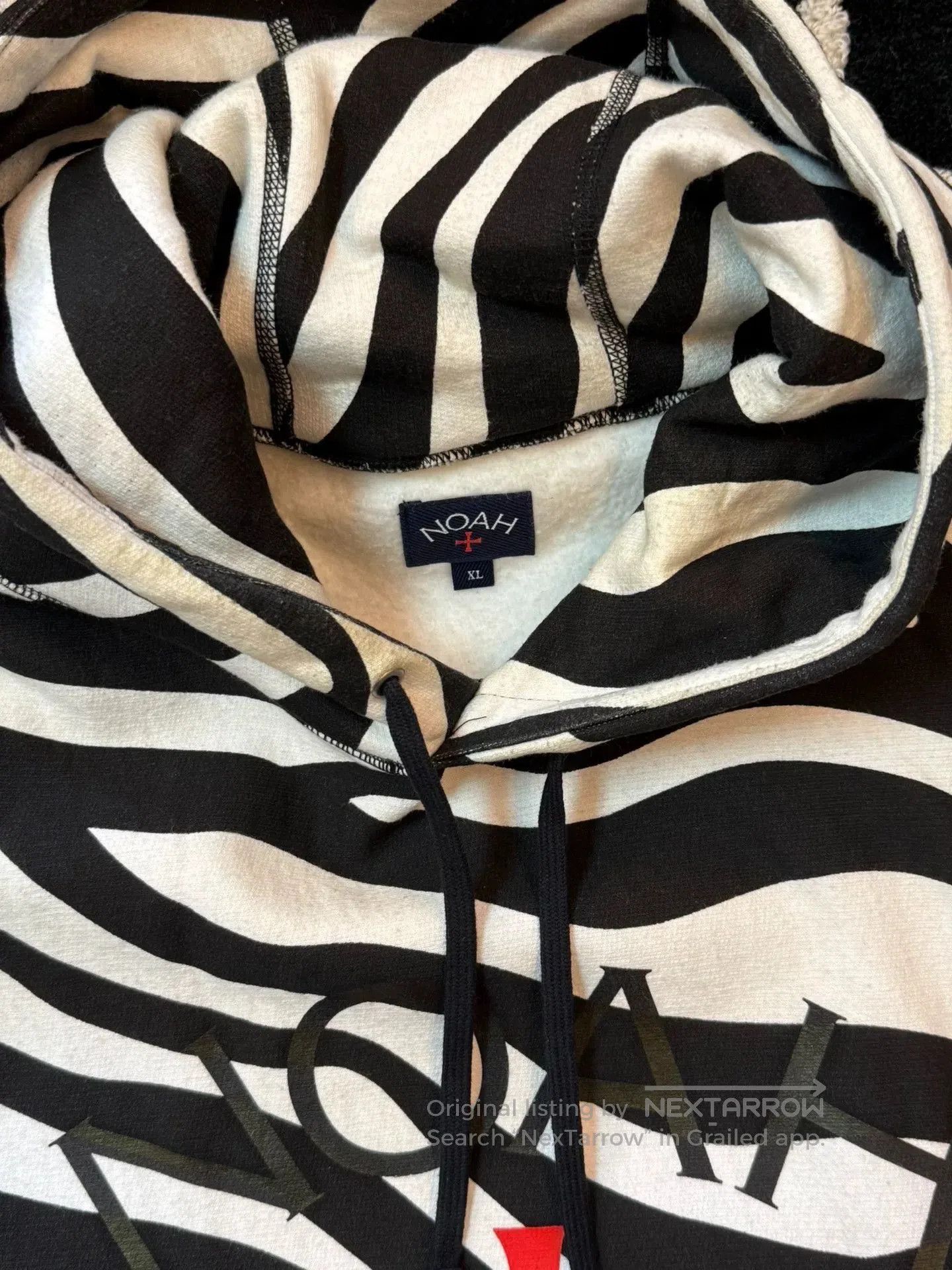 Noah Noah Zebra Print Hoodie. Size US XL / EU 56 / 4 - 5 Thumbnail