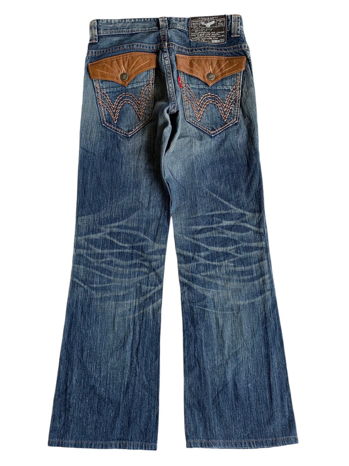 Kapital FLARE EDWIN NAVAJO HIPPIES STYLE & FADED AND RUSTY DENIM☠️🎌🌈 Size US 32 / EU 48 - 4 Thumbnail