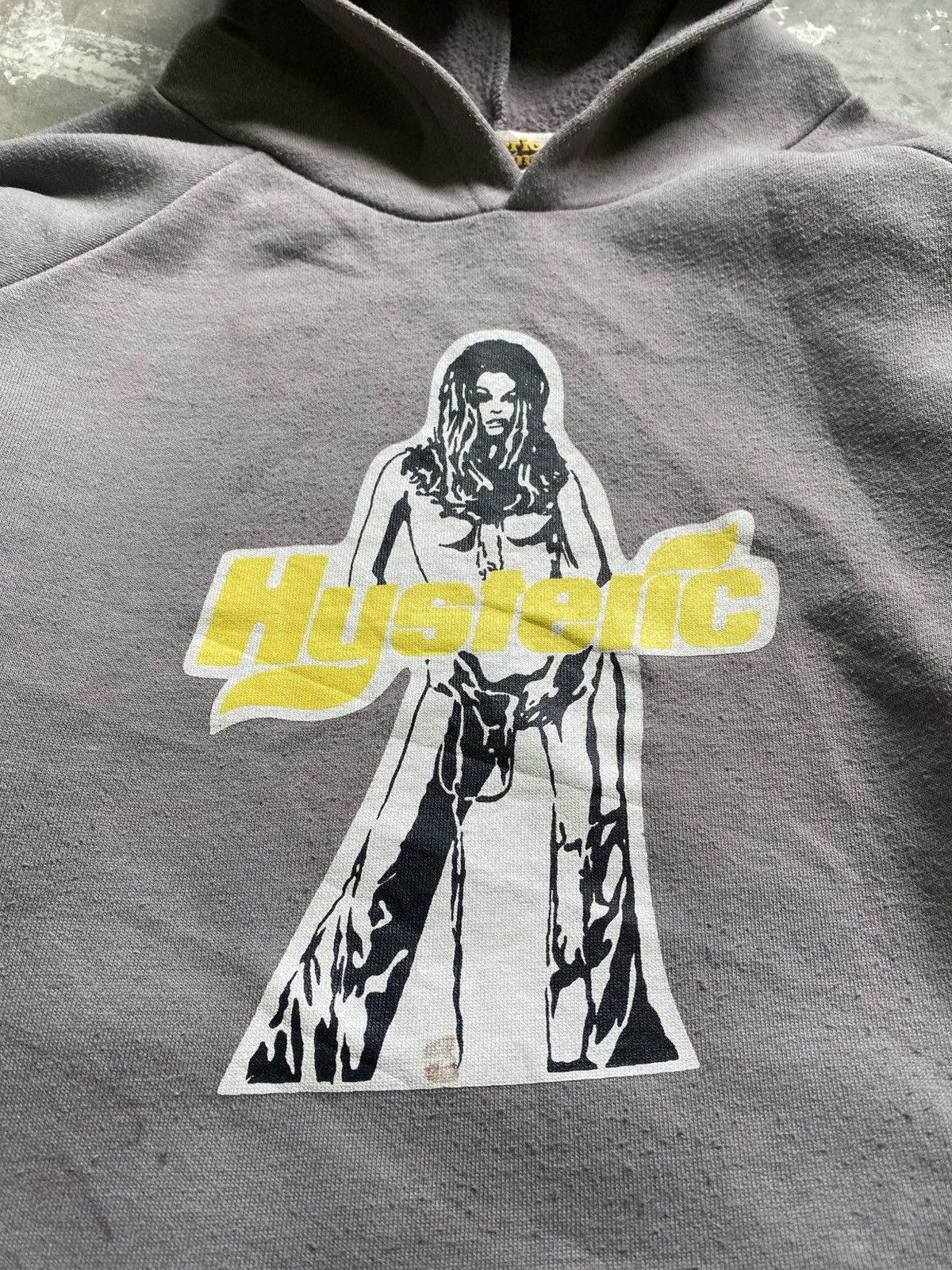 Vintage Hysteric Glamour Pocket Sexy Girl Pullover Hoodie