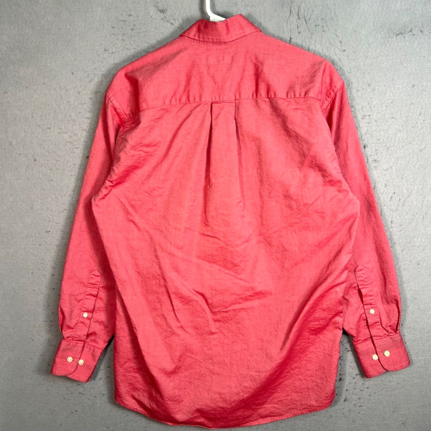 Nautica Nautica Oxford Shirt Mens Size 15 32/33 Red Long-Sleeve Button-Down Size US M / EU 48-50 / 2 - 2 Thumbnail