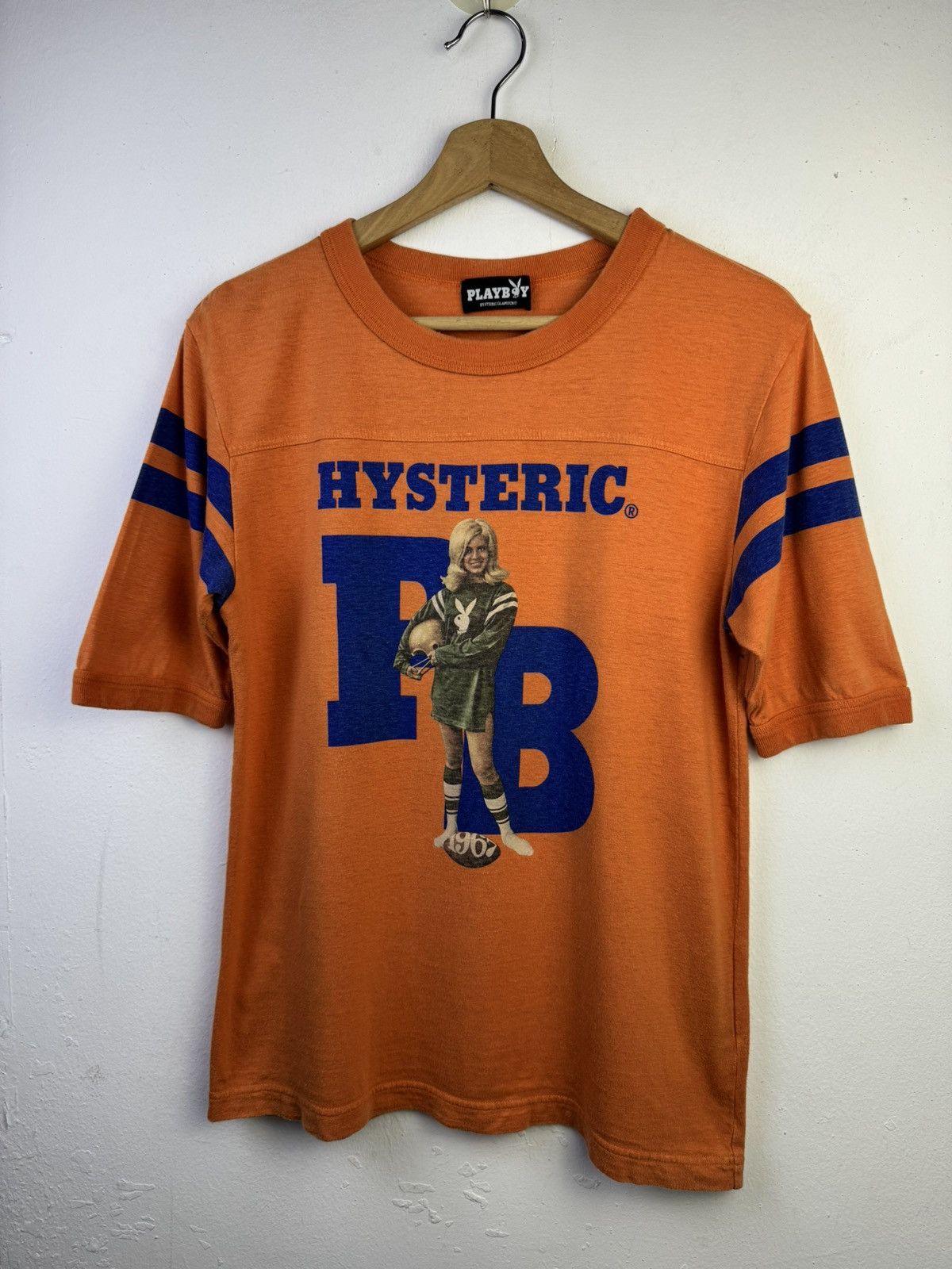 Hysteric Glamour × Playboy Hysteric Glamour x Playboy collaboration football T-shirt Size US S / EU 44-46 / 1 - 3 Thumbnail