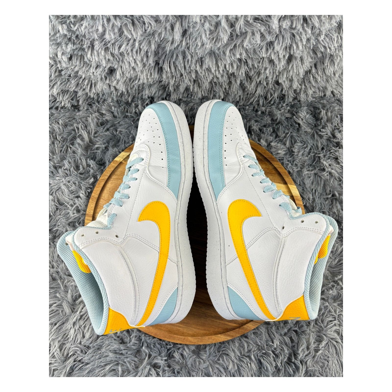 Nike Nike Court Vision Next Nature Mid White Ocean Bliss Size12 Size US 12 / EU 45 - 5 Thumbnail