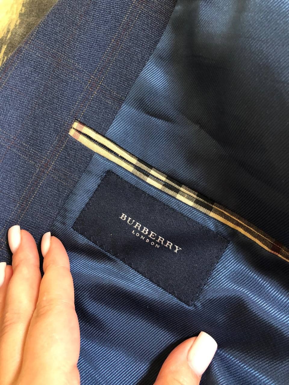 Burberry Burberry London Check Blazer Formal Jacket Size 44L - 2 Thumbnail