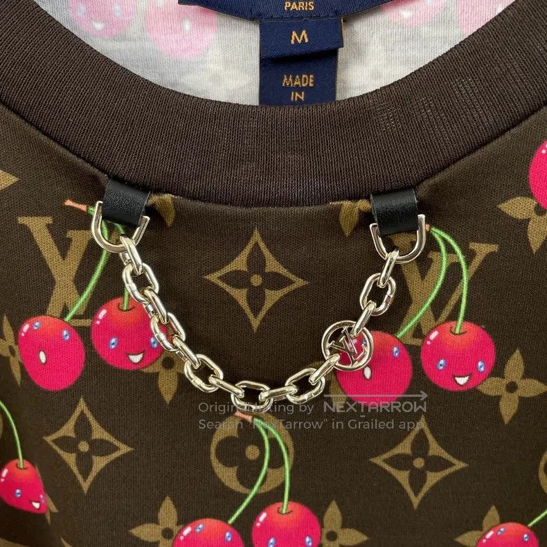 Louis Vuitton Louis Vuitton Takashi Murakami Co-branded Cherry T-Shirt Size US M / EU 48-50 / 2 - 4 Thumbnail