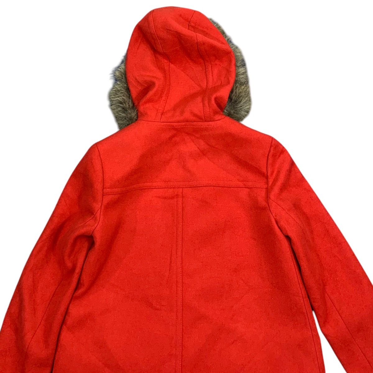 Designer × J.Crew VINTAGE J.CREW WOOL HOODIE OVERCOAT Size XS / US 0-2 / IT 36-38 - 4 Thumbnail