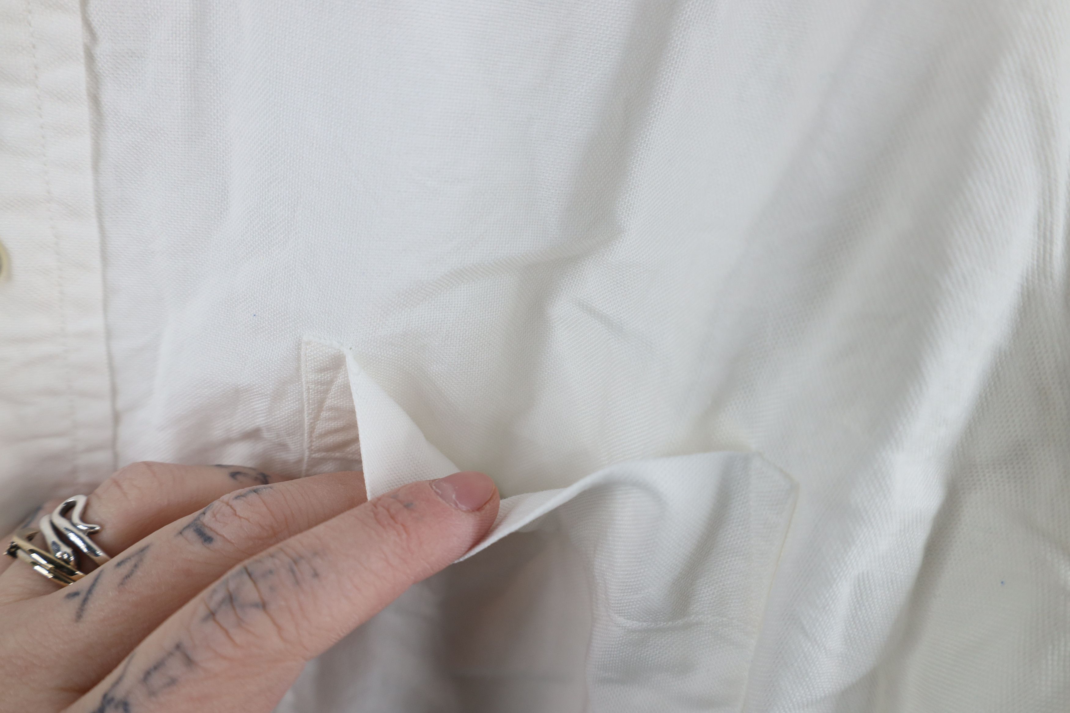 Vintage Vintage 50s 60s Streetwear Button Down Shirt White USA Size US M / EU 48-50 / 2 - 5 Thumbnail