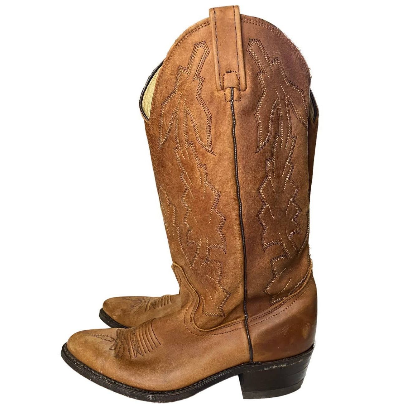 Cowboy Equipment × Dan Post Dan Post Marlboro Leather Western Boots Men's 7.5D Size US 7.5 / EU 40-41 - 1 Thumbnail