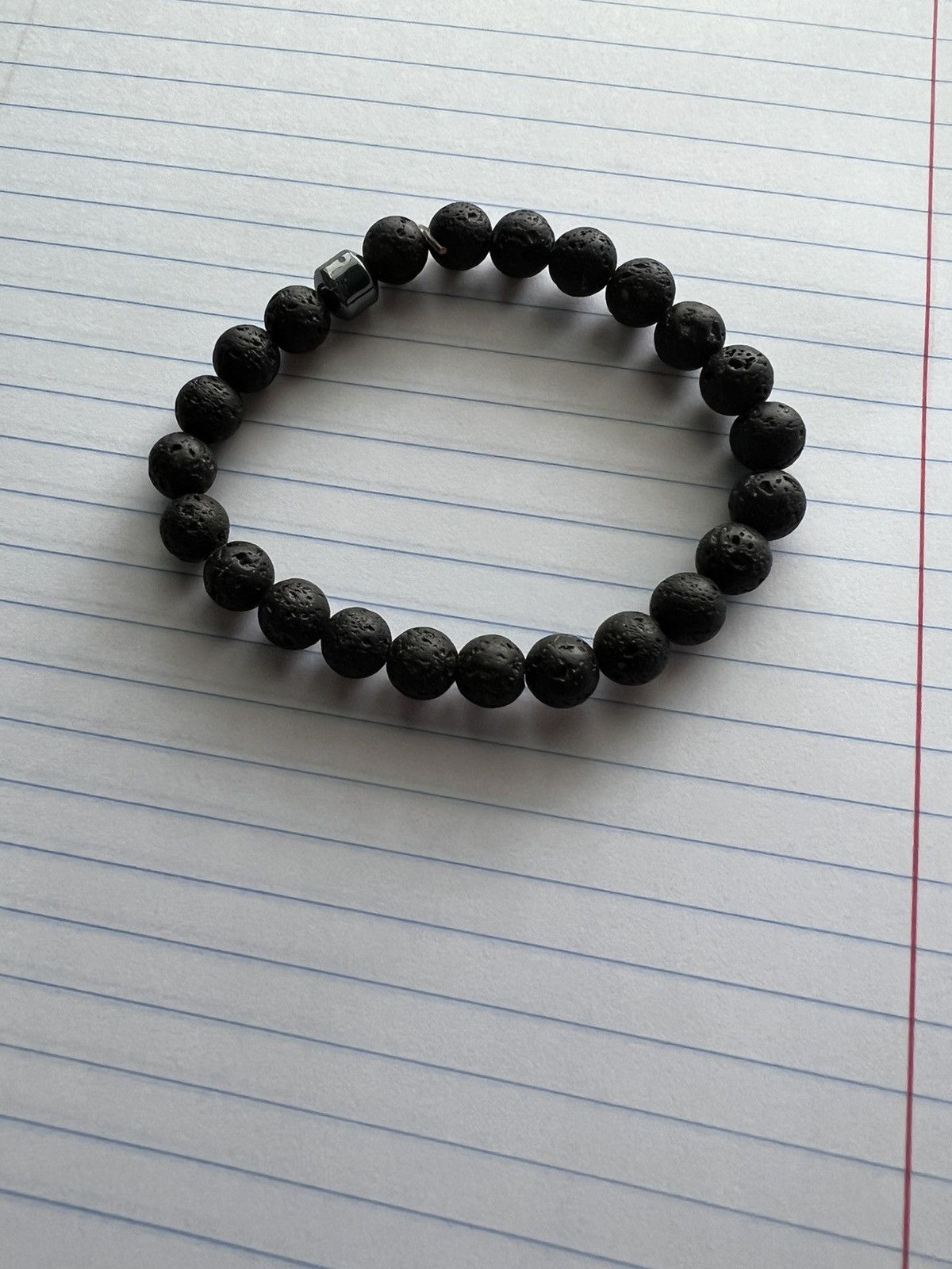 Jewelry Stone Charcoal Bead Bracelet Size ONE SIZE - 2 Thumbnail