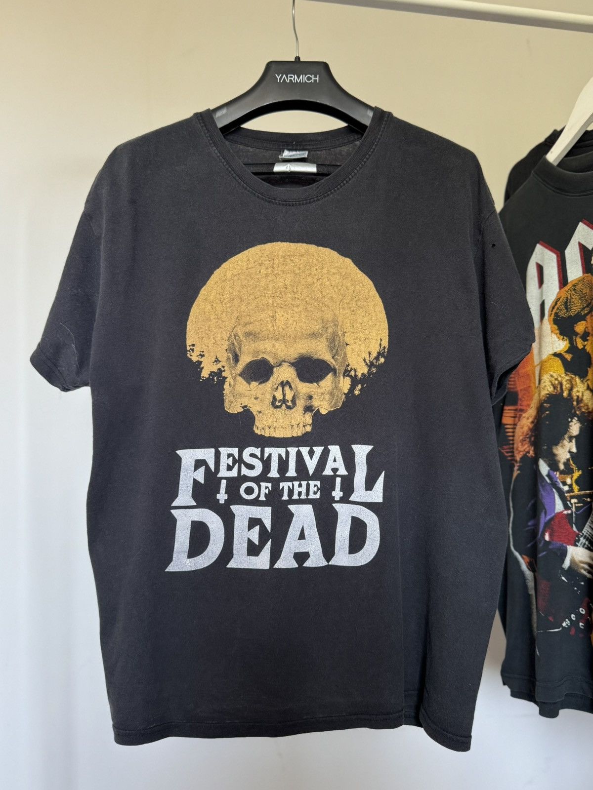 Vintage 90s Halloween 🎃 Festival Of The Dead Faded T Shirt
