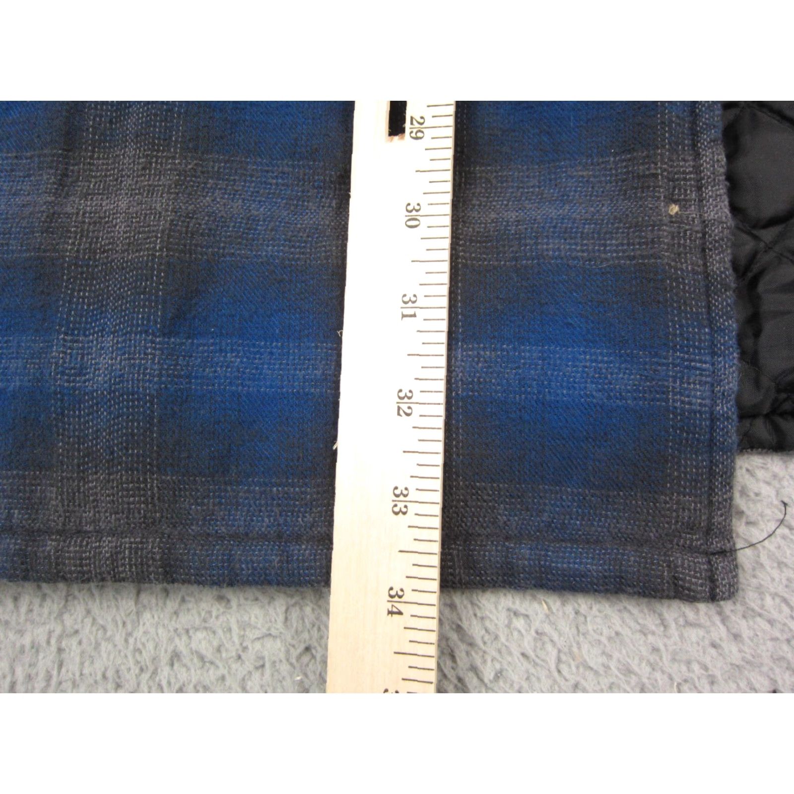 Vintage VINTAGE Towncraft Shirt Mens XL Blue Plaid 80s Shacket Lined Button-Up Casual Workwear Winter Spring Summer Fall Mens Size US M / EU 48-50 / 2 - 6 Thumbnail