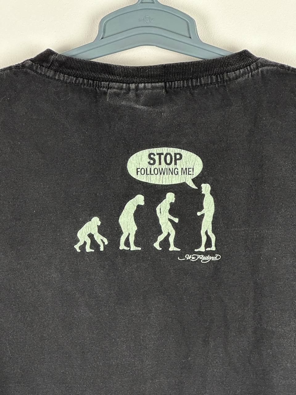 Vintage Vintage Unfledged Stop Following Me Faded T Shirt Size US L / EU 52-54 / 3 - 8 Thumbnail