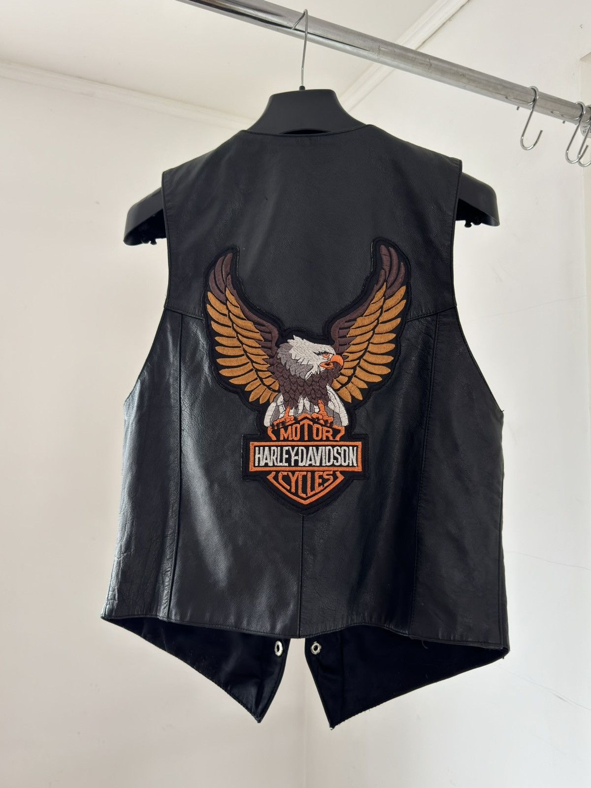 Harley Davidson VTG Harley Davidson Embroidered Logo Vest Size US S / EU 44-46 / 1 - 1 Thumbnail