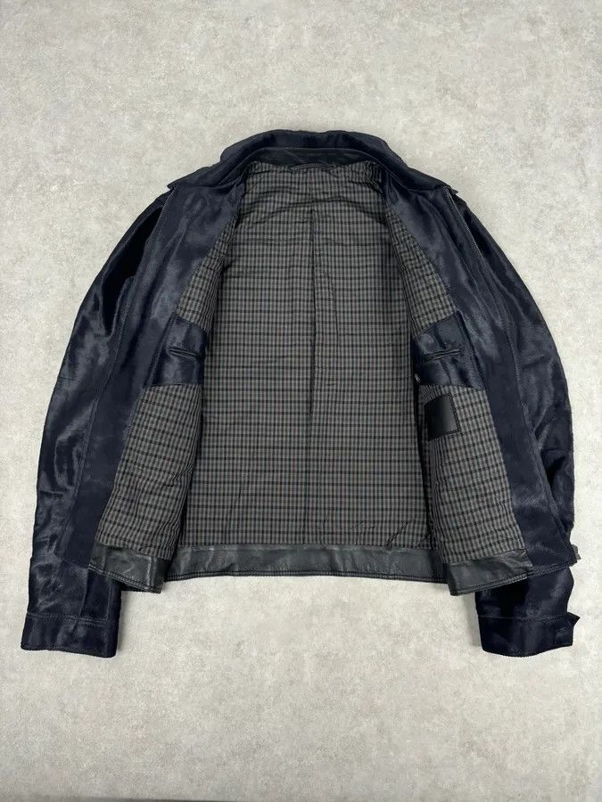 Brioni Brioni Dark Black Pony Hair Leather Jacket Size US L / EU 52-54 / 3 - 7 Thumbnail