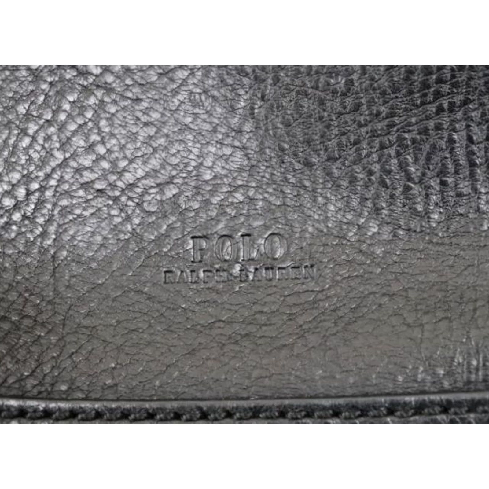 Ralph Lauren Ralph Lauren Women Bag Leather Black Ladies Limited Ed Polo Rucksack Medium Used Size ONE SIZE - 3 Thumbnail