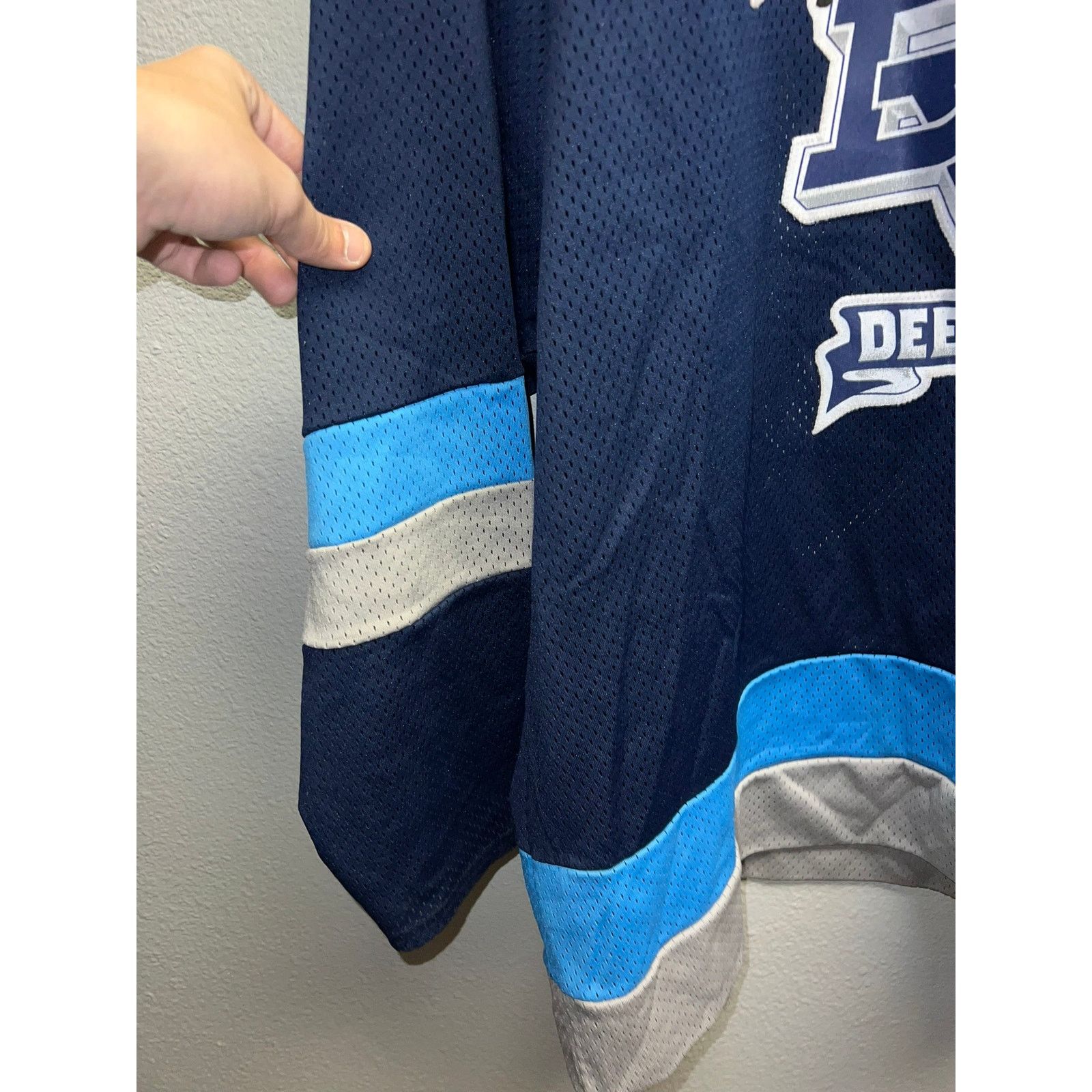 Vintage Vintage Skyhawks Deer Valley Jersey Blue Hockey VTG 2XL Size US XXL / EU 58 / 5 - 6 Thumbnail