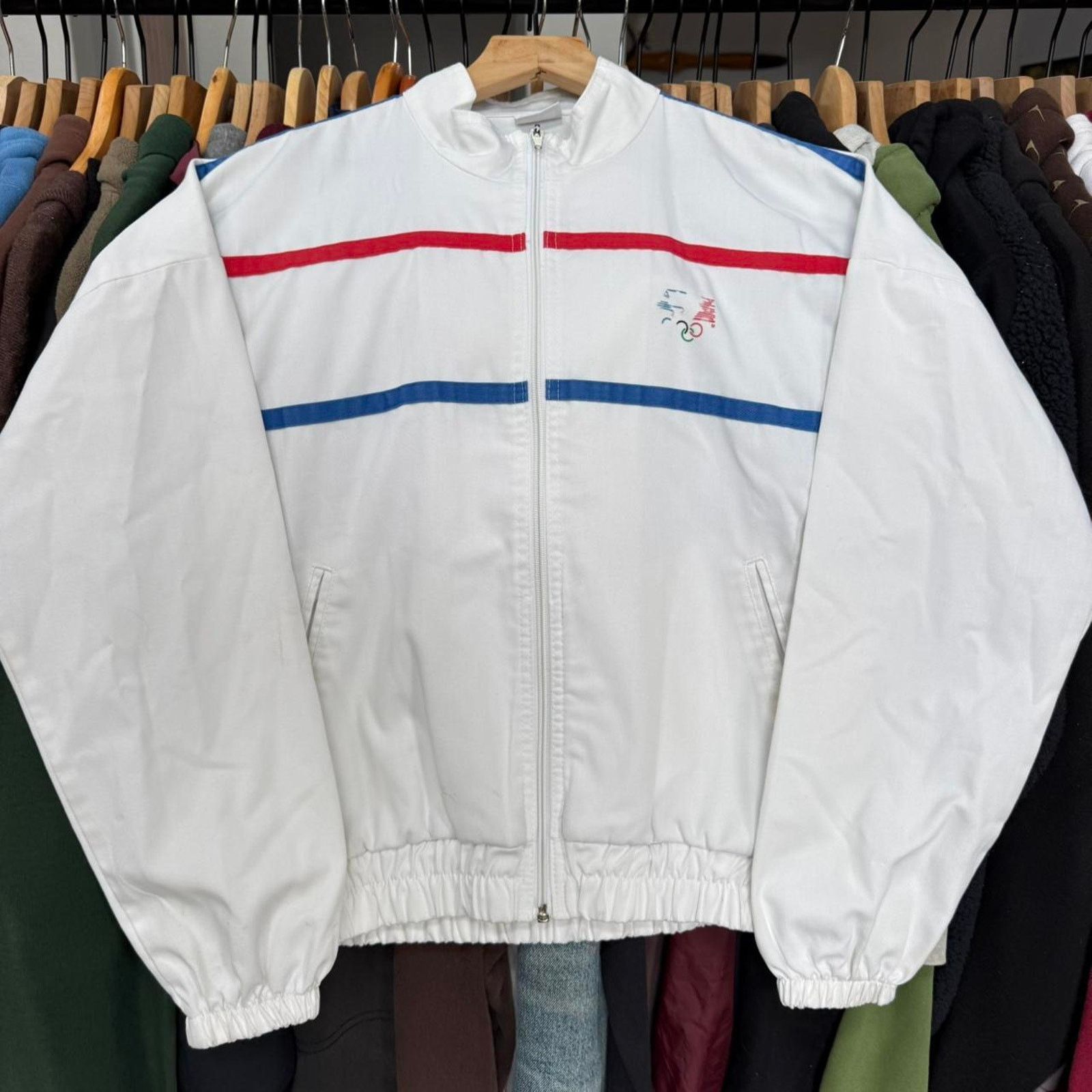 Levi's Vintage 1984 Levi's Olympic Zip Up Jacket Size US S / EU 44-46 / 1 - 1 Thumbnail