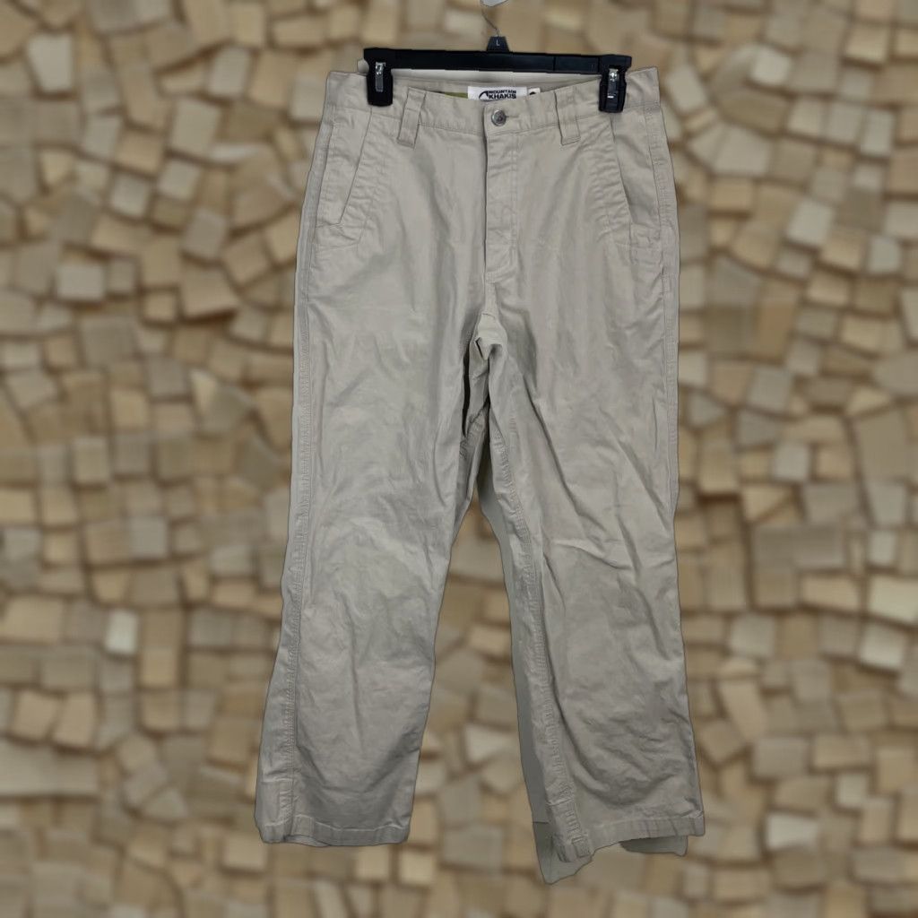 Mountain Khakis Mountain Khakis Pants Mens 30x30 Beige Relaxed Fit Chino Outdoors Hiking Comfort Season Breathable Logo 100% Cotton Size US 30 / EU 46 - 1 Thumbnail