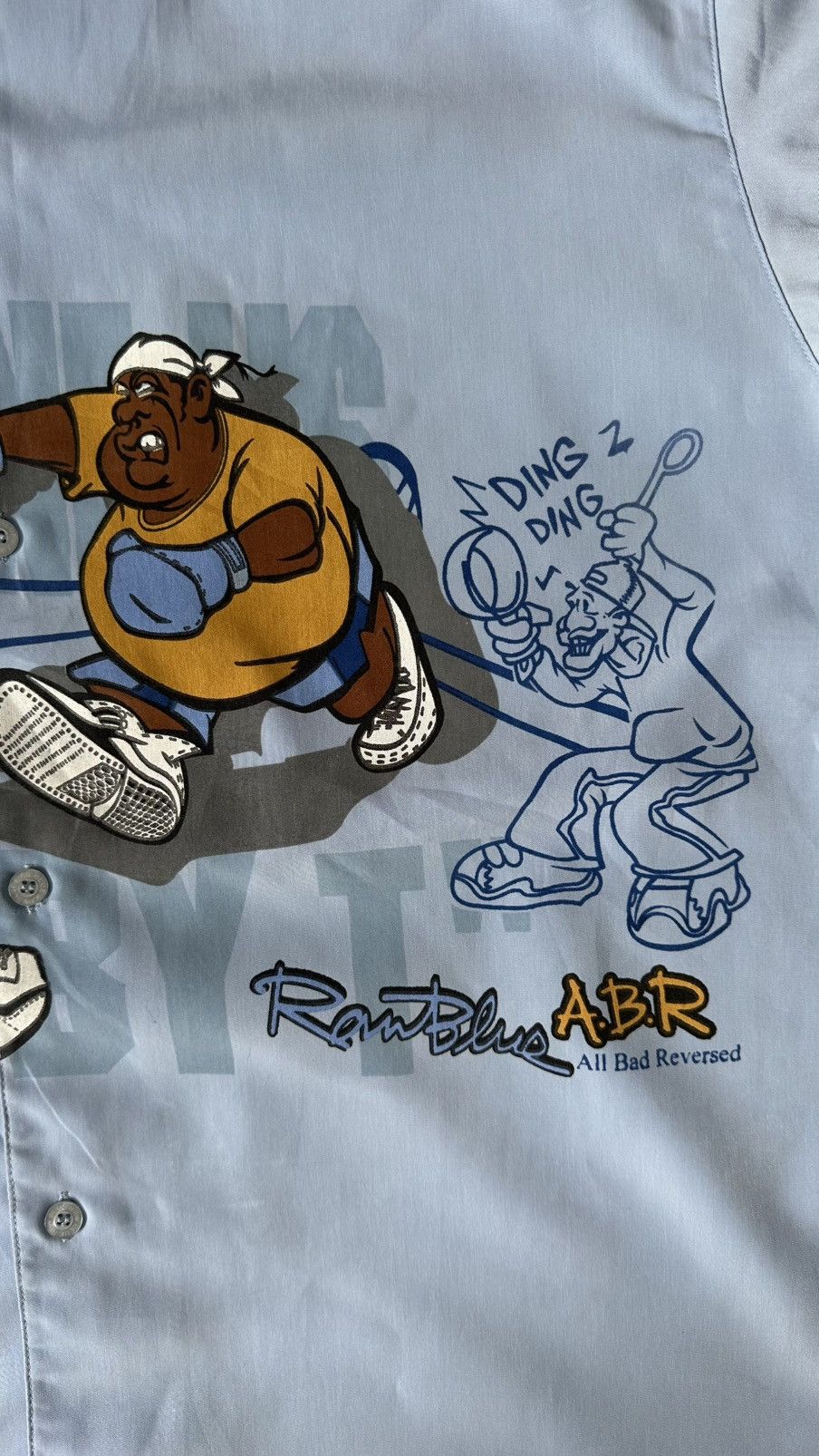 Other VINTAGE Y2K RAW BLUE ABR SHIRT Size US L / EU 52-54 / 3 - 3 Thumbnail