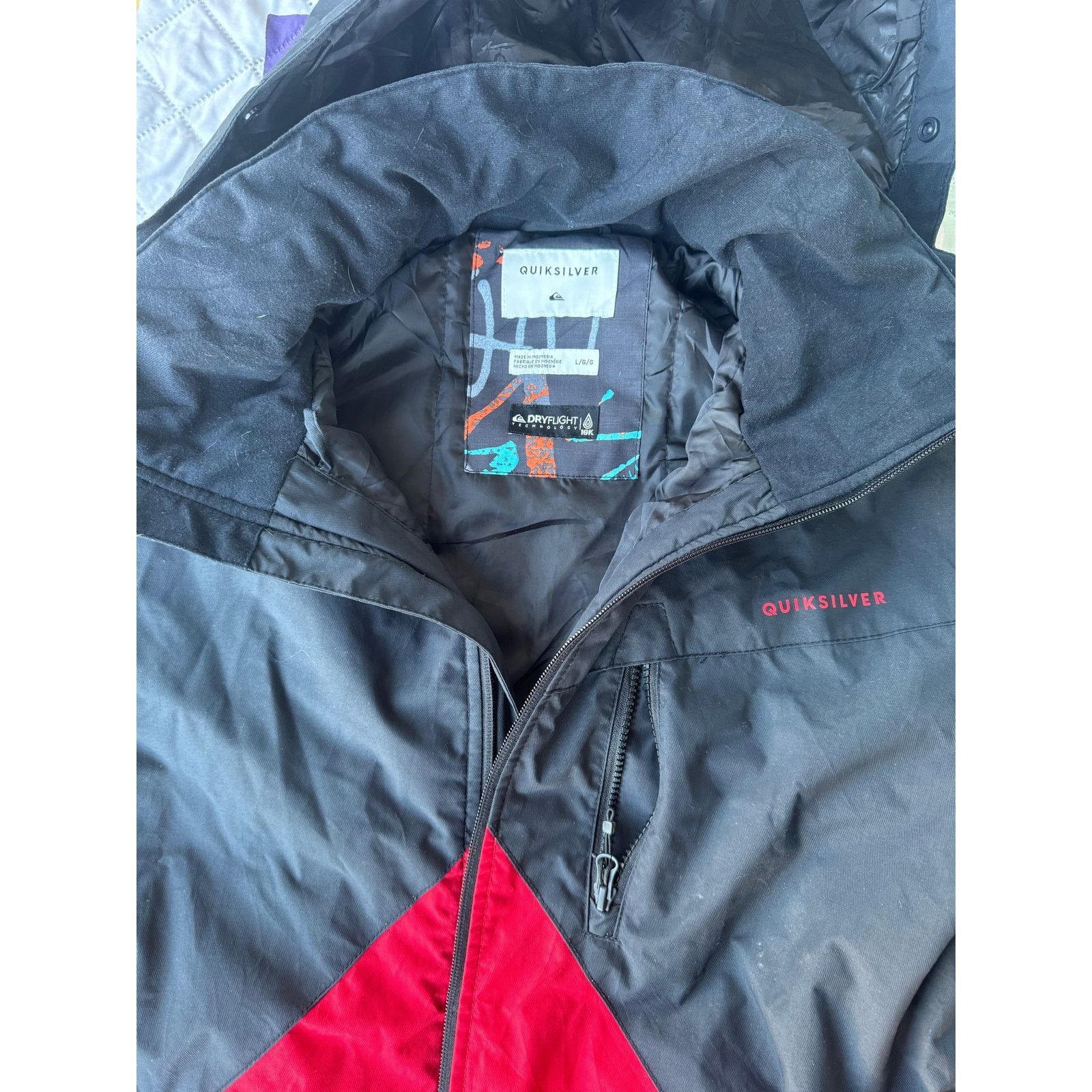 Quiksilver Quiksilver Mission Dry Flight Snowboard Jacket Size US L / EU 52-54 / 3 - 5 Thumbnail