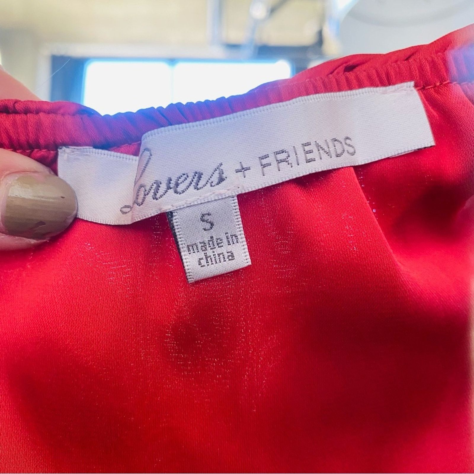 Nordstrom LOVERS + FRIENDS REVOLVE Rust Red Silky Ruffle Mini Dress S Size S / US 4 / IT 40 - 7 Thumbnail