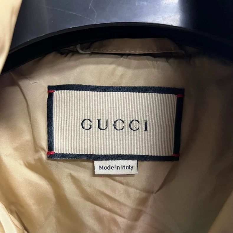 Gucci Gucci Khaki Print Hooded Long Sleeve Jacket-2505 Size US M / EU 48-50 / 2 - 2 Thumbnail