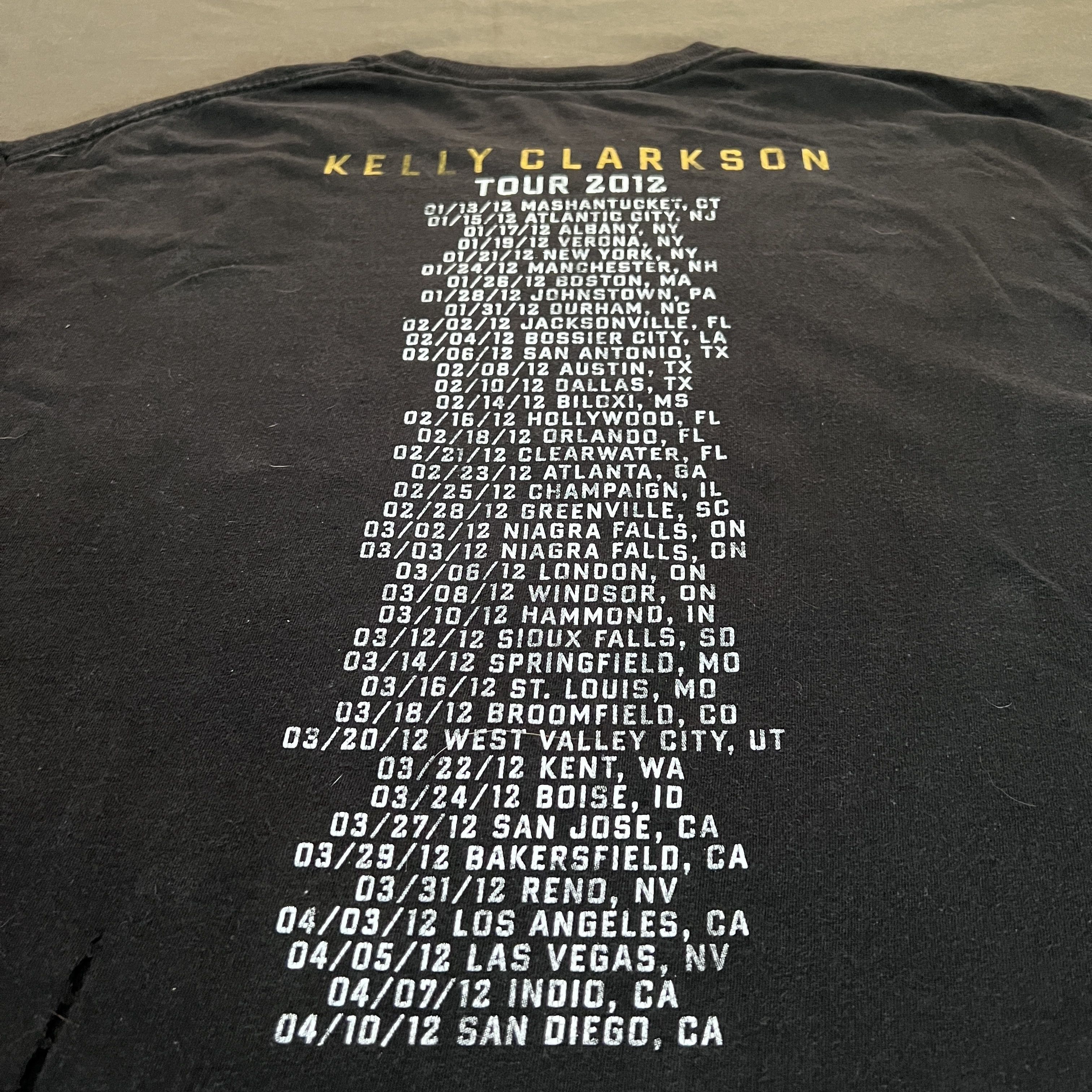 Band Tees × Rap Tees 2011 Kelly Clarkson Promo Tour Tee XL R&B Soul Size US XL / EU 56 / 4 - 8 Thumbnail