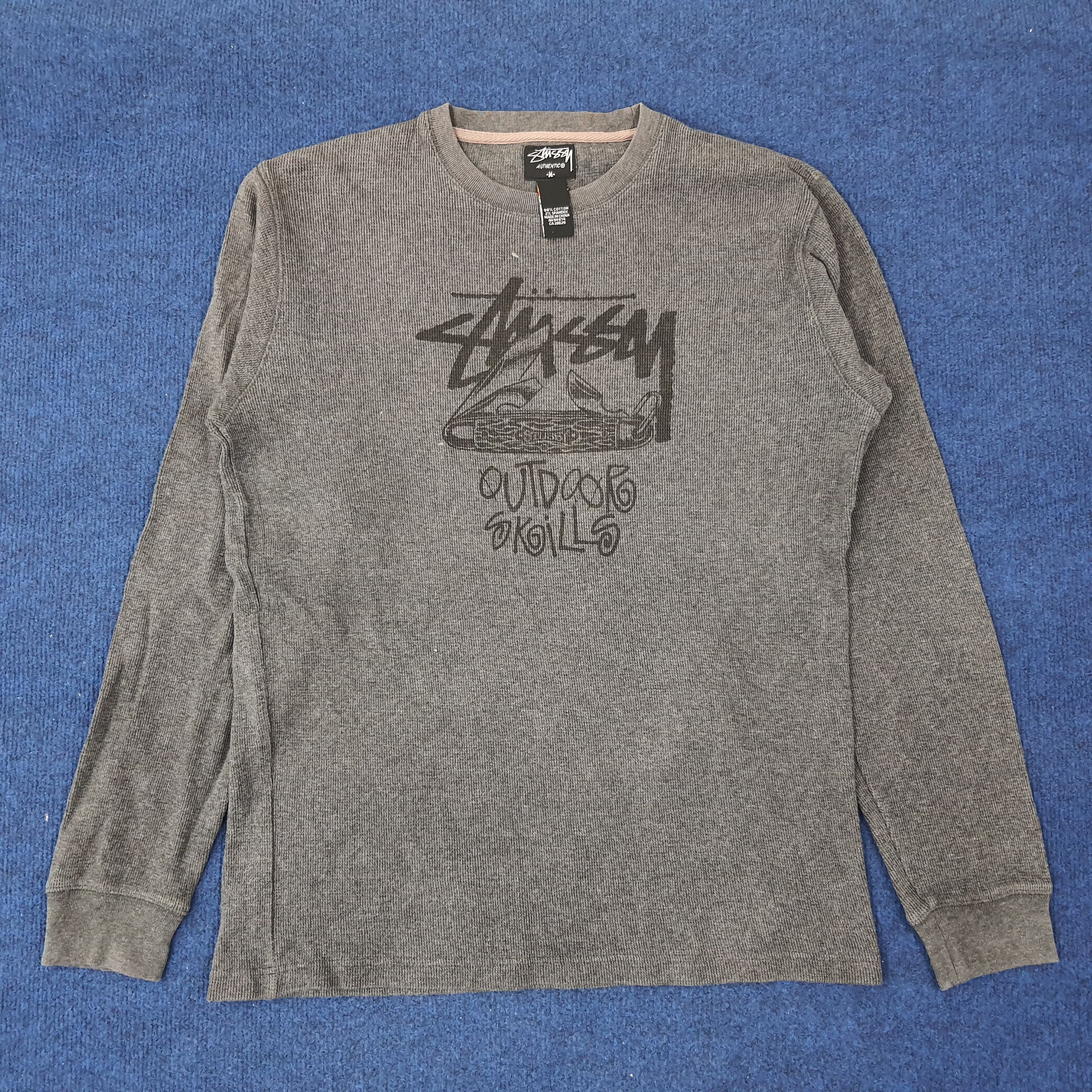 Stussy Vintage Stussy Outdoor Skills Streetwear Sweatshirt C240N15 Size US M / EU 48-50 / 2 - 1 Thumbnail