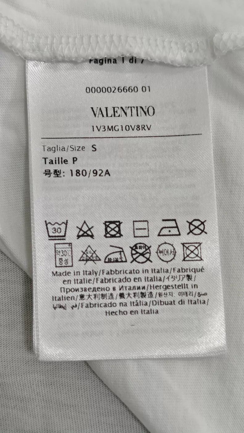 Valentino Valentino White T-shirt Size S / US 4 / IT 40 - 4 Thumbnail