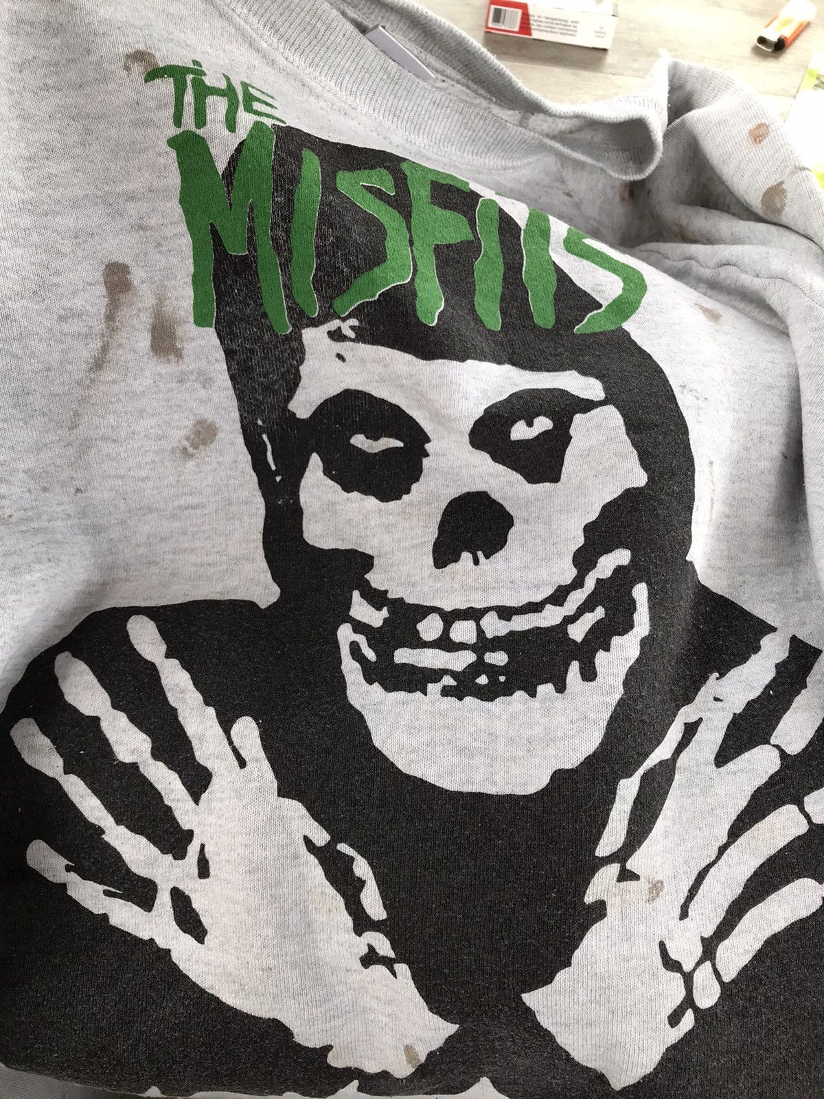 Fruit Of The Loom × Misfits × Vintage Vintage misfits paint splatter Sweatshirt…. Size US XXL / EU 58 / 5 - 2 Thumbnail