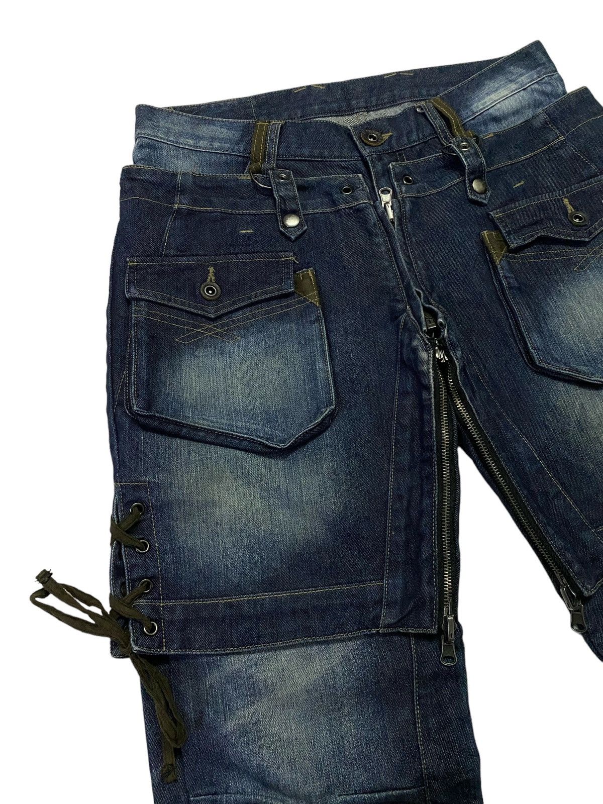 Japanese Brand × PPFM Hot‼️PPFM Double Thighs Can Be Turned Backwards Denim Size US 32 / EU 48 - 22 Thumbnail