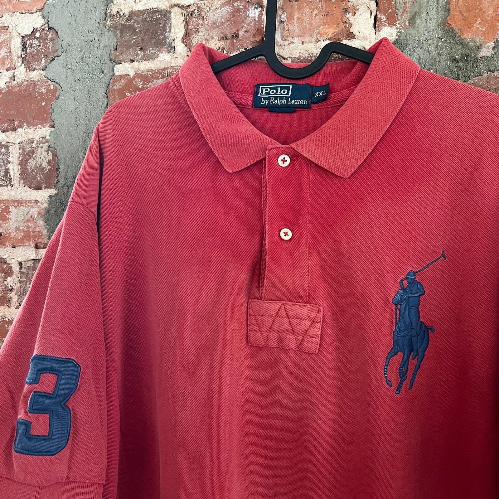 Polo Ralph Lauren Polo Ralph Lauren Big Pony Rugby Red Shirt Jersey 25x32 Size US XXL / EU 58 / 5 - 2 Thumbnail