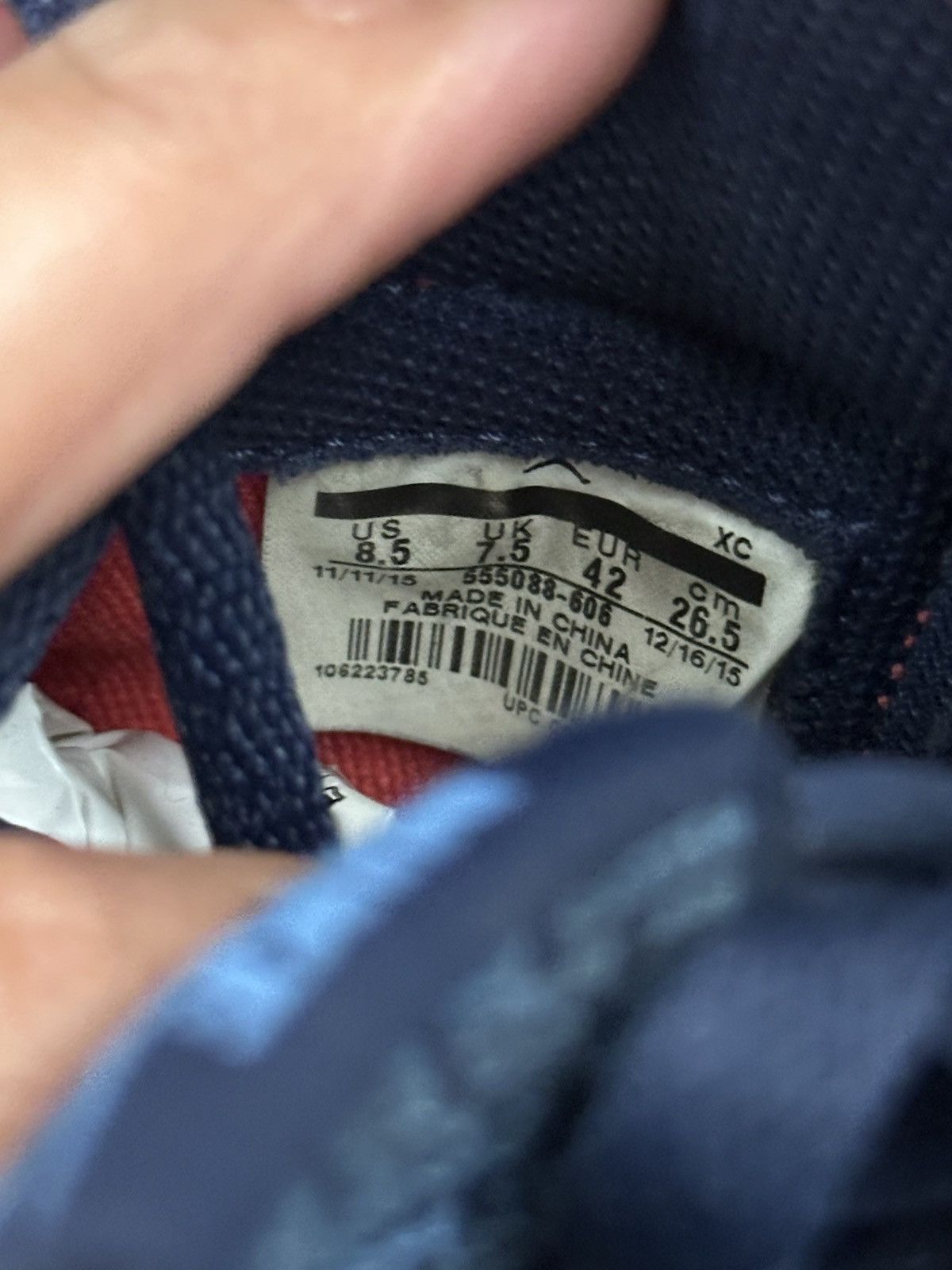 Jordan Brand Air jordan 1 david letterman red white blue - size 8.5 Size US 8.5 / EU 41-42 - 8 Thumbnail