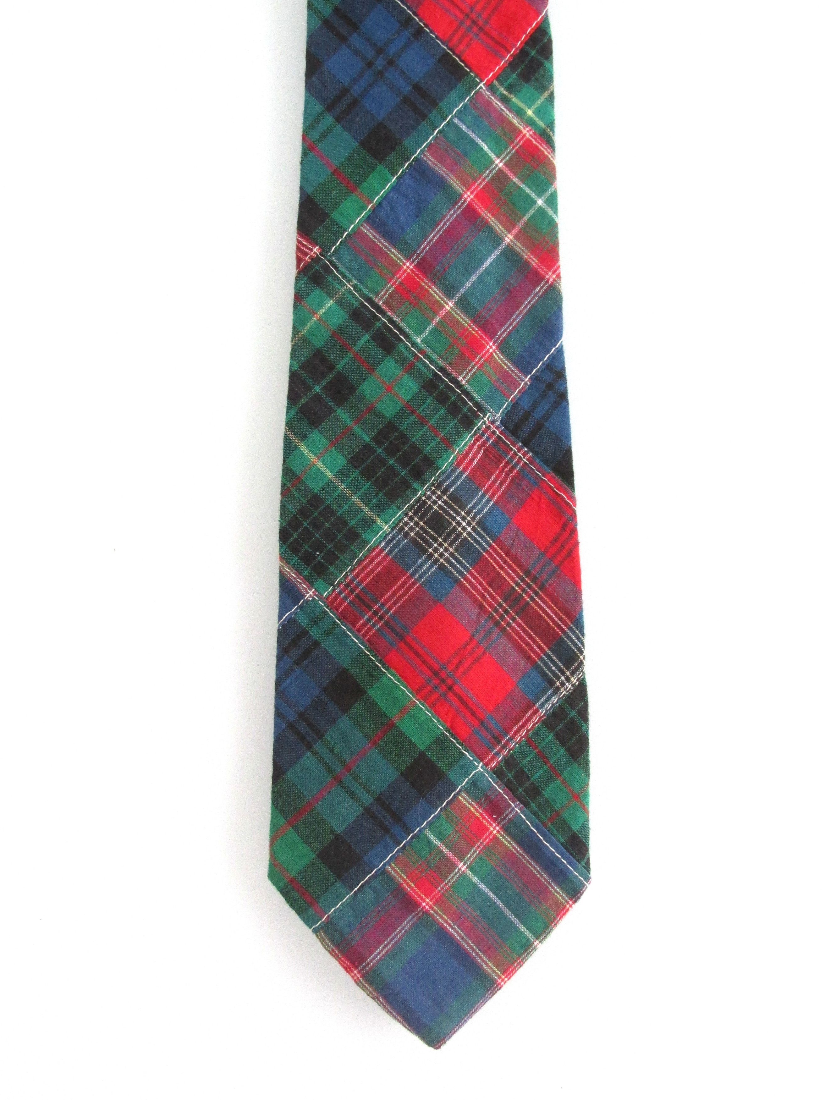 Other Tango by Max Raab Vintage Men's Cotton Plaid Ties Size ONE SIZE - 2 Thumbnail