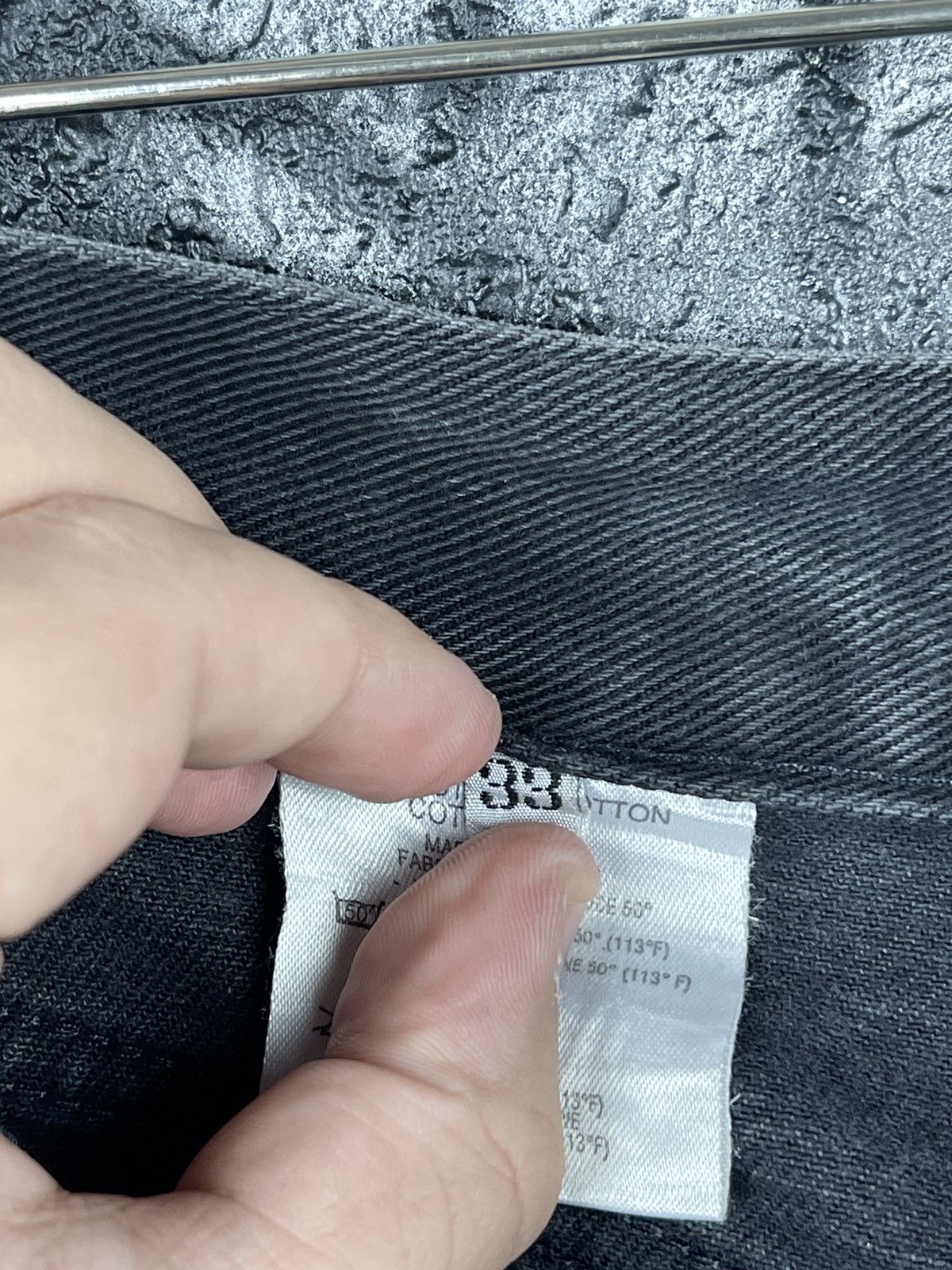 Versace Versace Classic V2 Vintage Washed Black Denim Jeans Men’s Size W33 Size US 33 - 18 Thumbnail