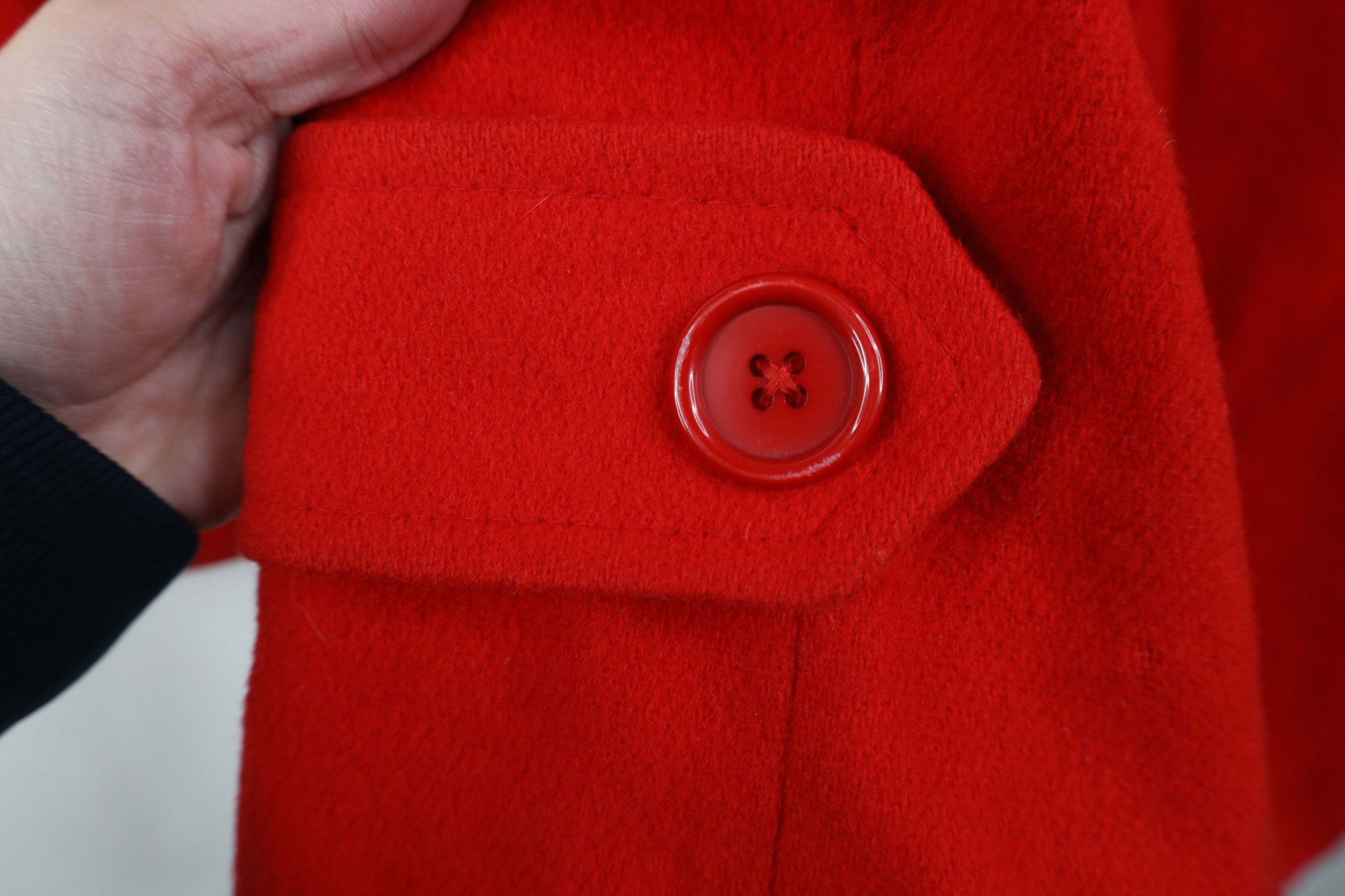 Vintage Vintage 60s 70s Streetwear Breasted Peacoat Jacket Red USA Size L / US 10 / IT 46 - 13 Thumbnail