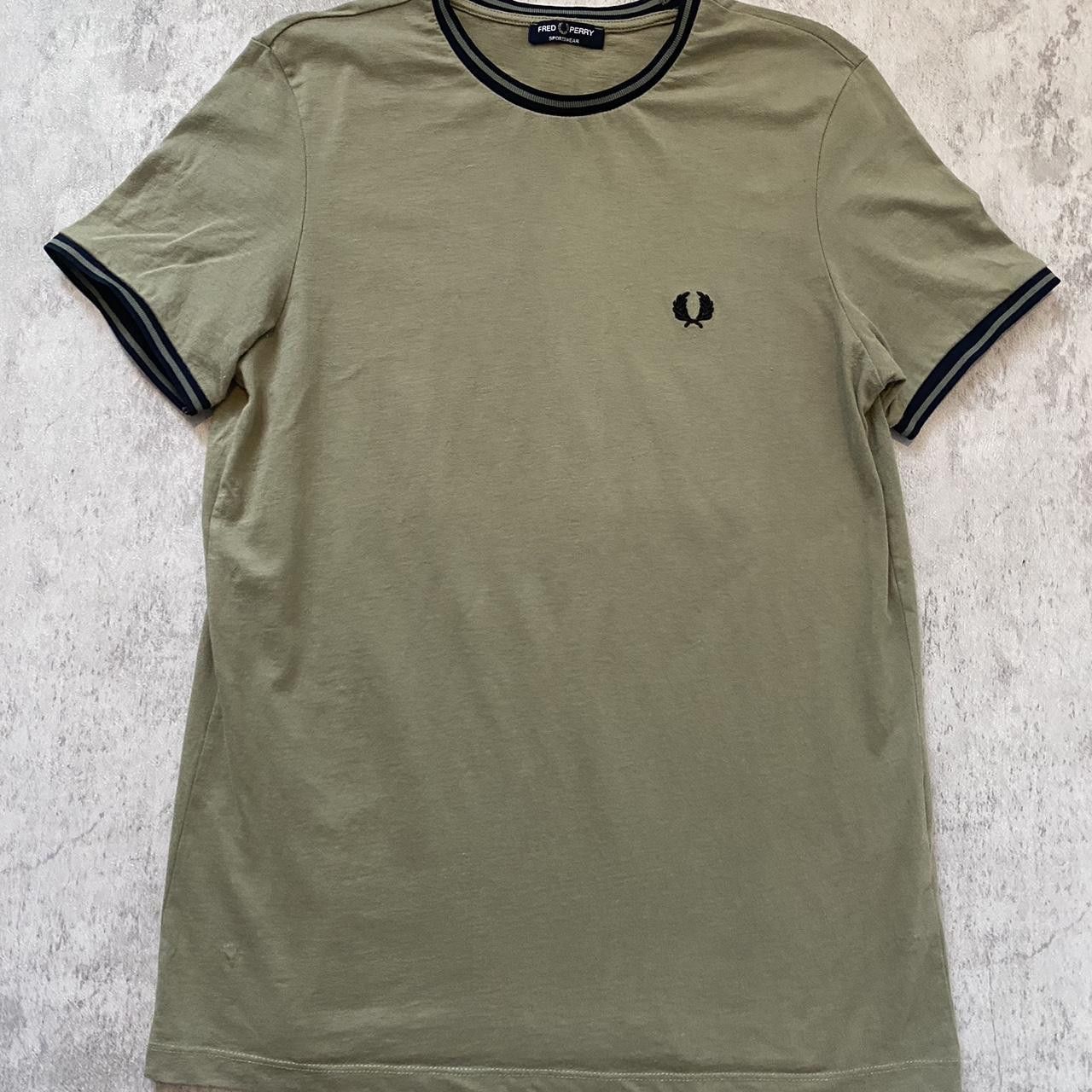 Fred Perry Fred Perry green cotton t-shirt Football #streetwear Size US M / EU 48-50 / 2 - 1 Thumbnail