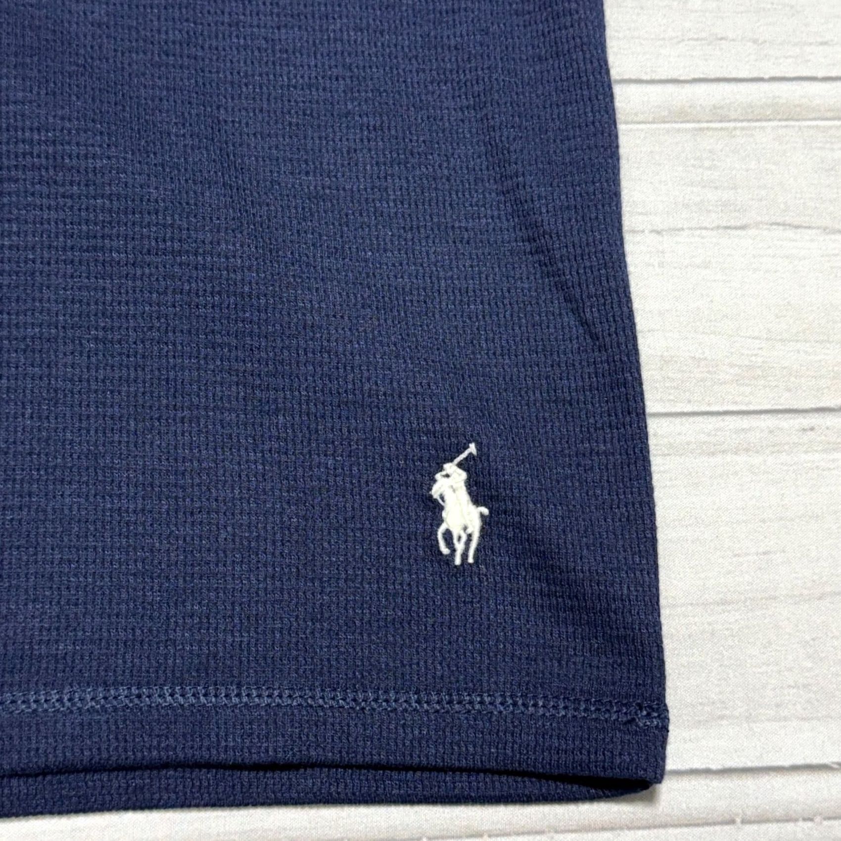 Polo Ralph Lauren Polo Ralph Lauren Shirt Men 2XL Blue Sleepwear Thermal Knit Long Sleeve Crew Neck Pajama Top Size US XXL / EU 58 / 5 - 4 Thumbnail