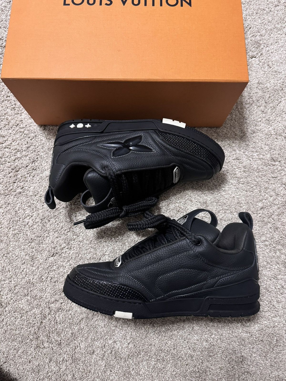 Louis Vuitton Black Louis Vuitton Skate Sneakers Size US 8 / EU 41 - 4 Thumbnail