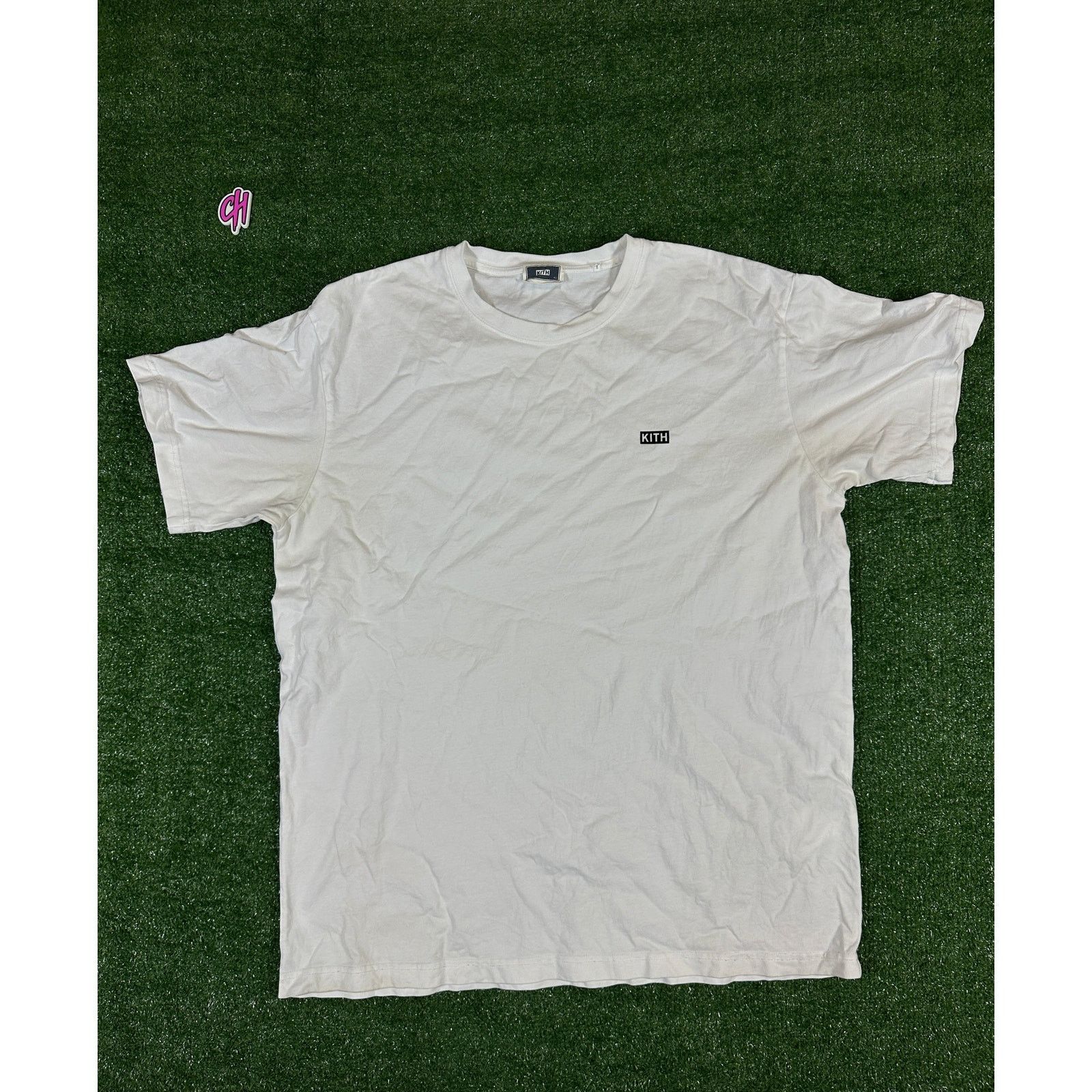 Kith Kith White S/S Lax Men's T-Shirt (USED) - Size XL Size US XL / EU 56 / 4 - 1 Thumbnail