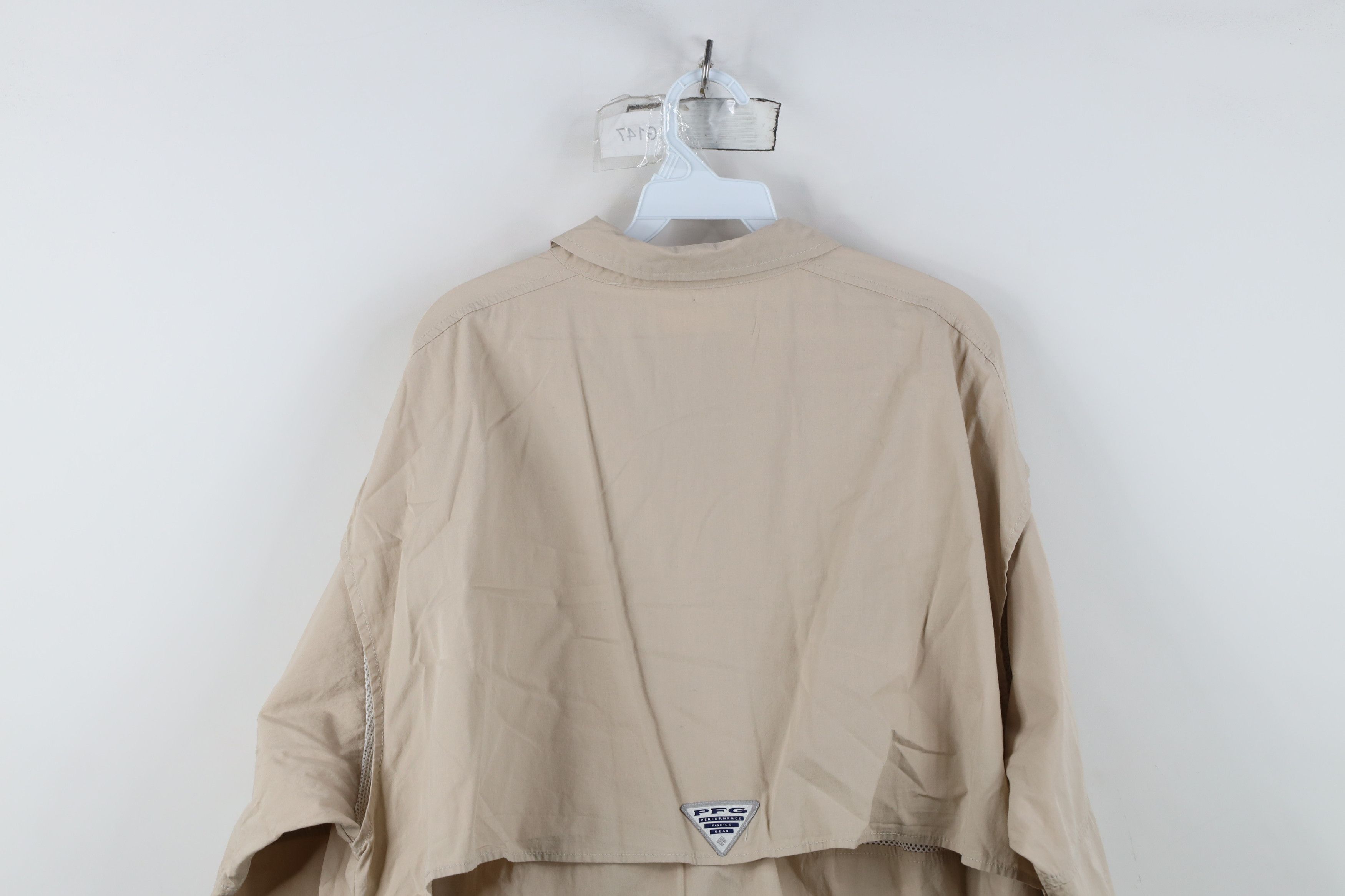 Columbia Columbia PFG Fishing Collared Button Down Shirt Beige Size US XL / EU 56 / 4 - 14 Thumbnail