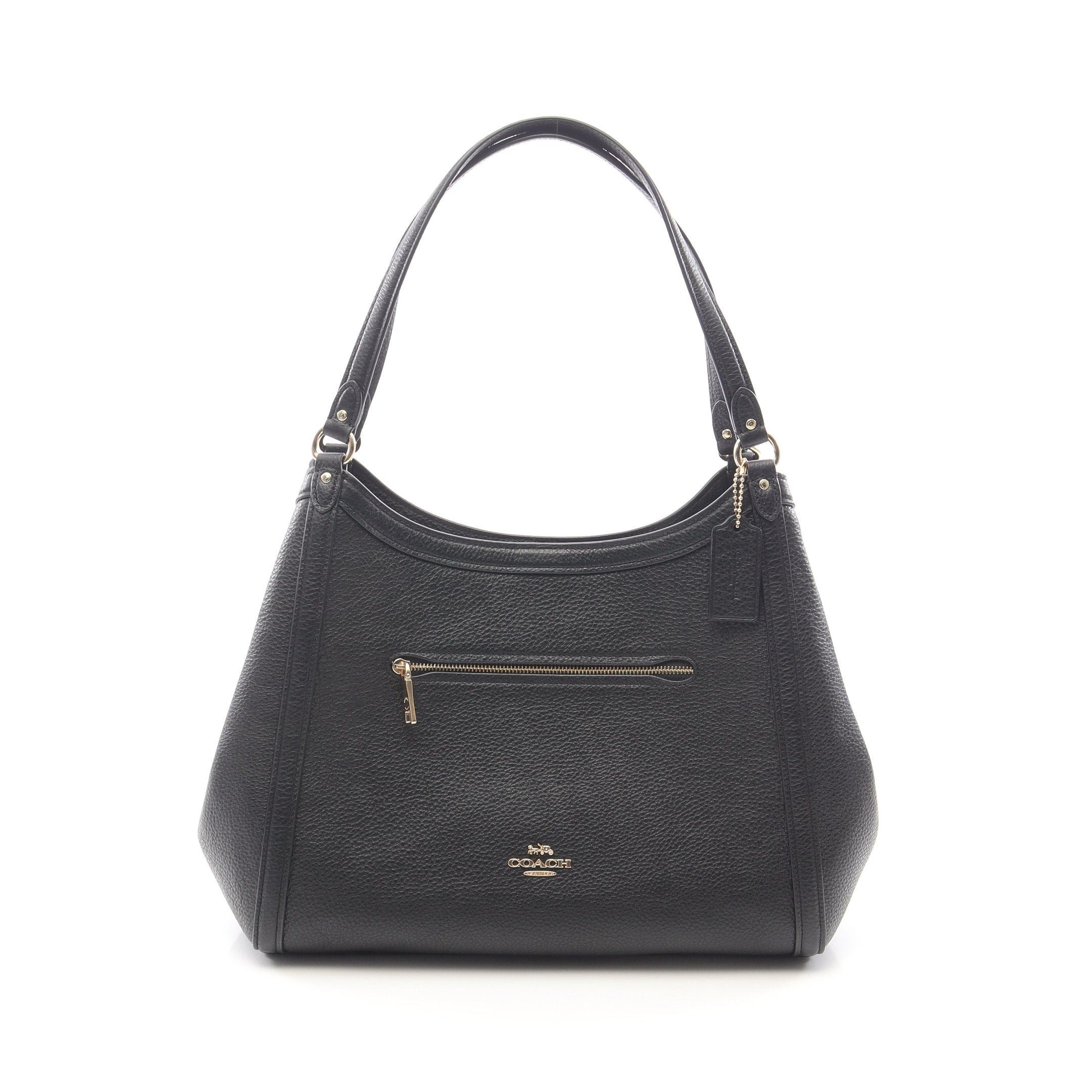 Coach Christie Shoulder Bag Leather Black, Women's
